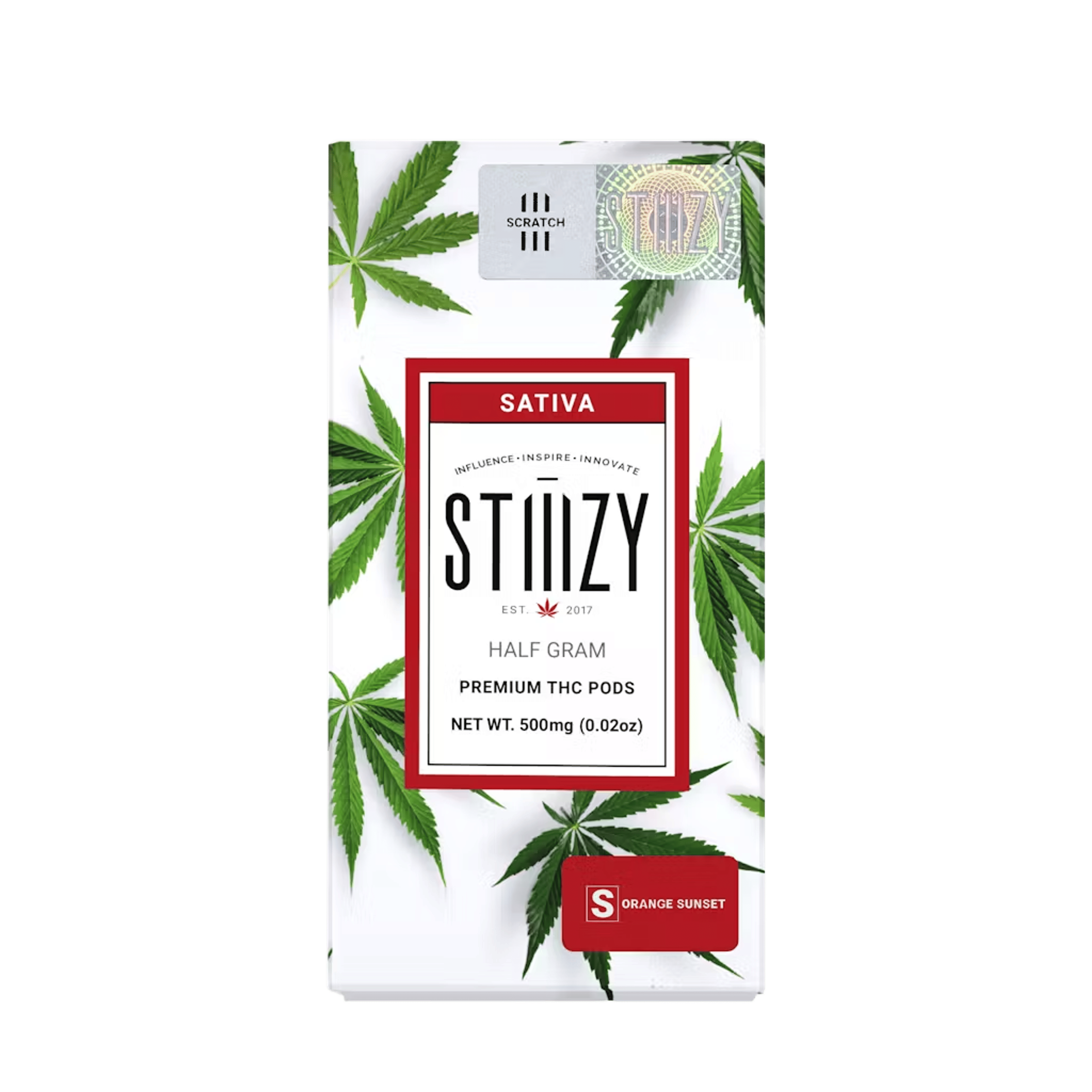 Orange Sunset - Premium Pod - STIIIZY - Half Gram - $11.99 - Pods (STIIIZY + PlugPlay + PAX + Left Coast)