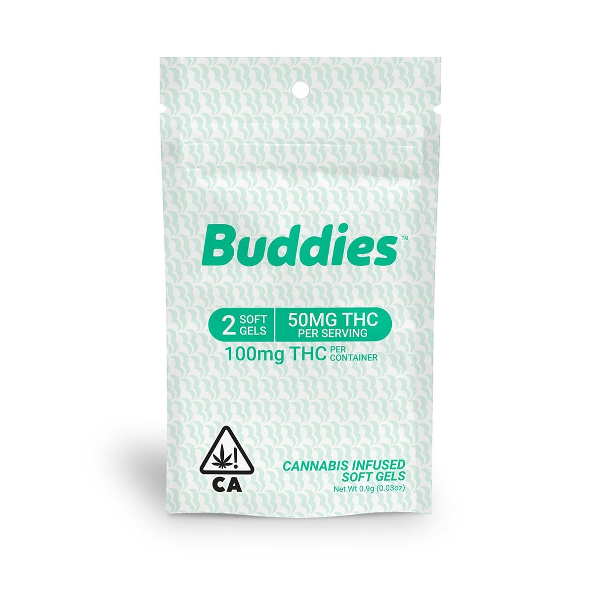 Soft Gels - 50mg x 2ct - Buddies - THC 50 - 2ct - $5.20 - Edibles