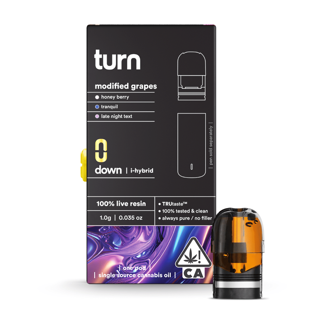 Modified Grapes 'Turn Down' Live Resin Pod 1g - Turn -  - $36 - Vapes