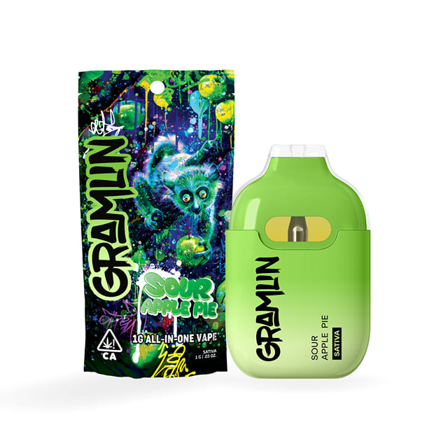 SOUR APPLE PIE ALL-IN-ONE DISPOSABLE VAPE | GRAMLIN