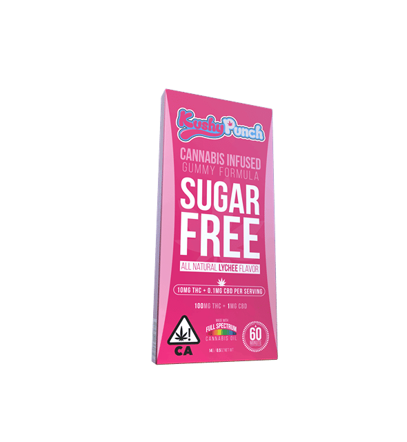 Sugar Free Cannabis Infused Gummy Lychee