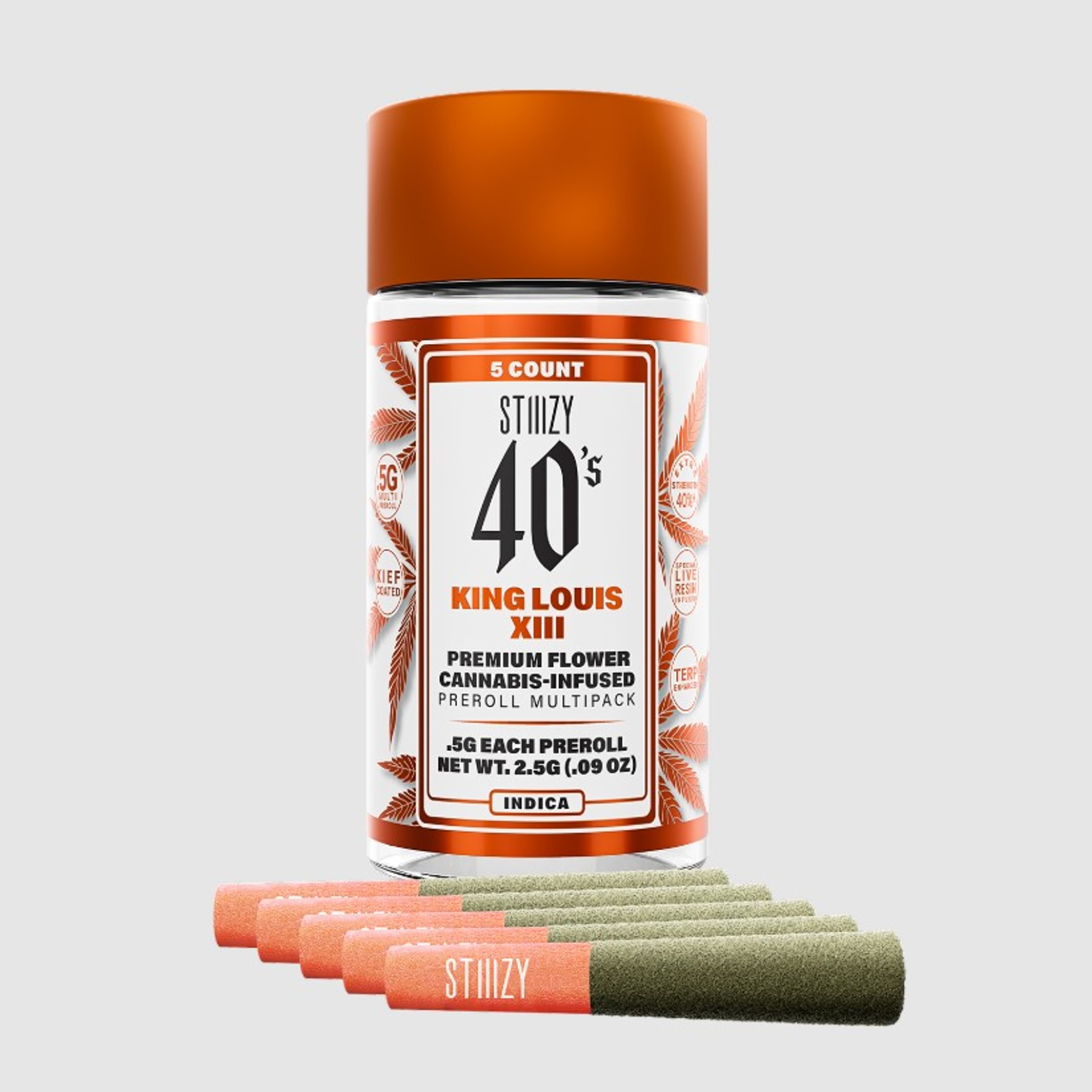 $35.92 Pre Rolls 40s King Louis XIII 2.5g - Stiiizy - - $25 - Pre-Rolls