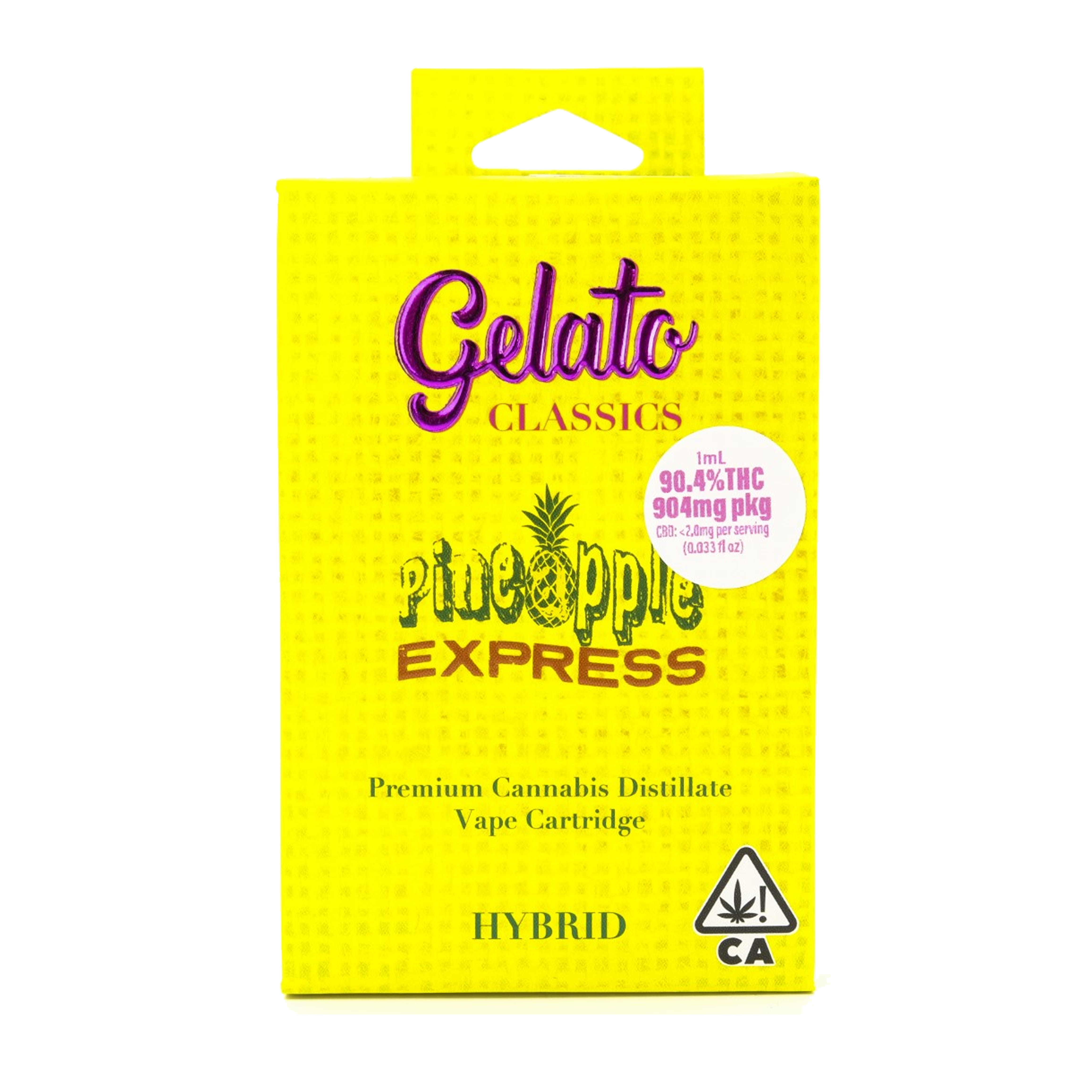 Pineapple Express - 1g Classic Cart (H) *B2G1 EVERYDAY* - Gelato Canna Co. - Pineapple Express - 1g (H) - $22.51 - Cartridges