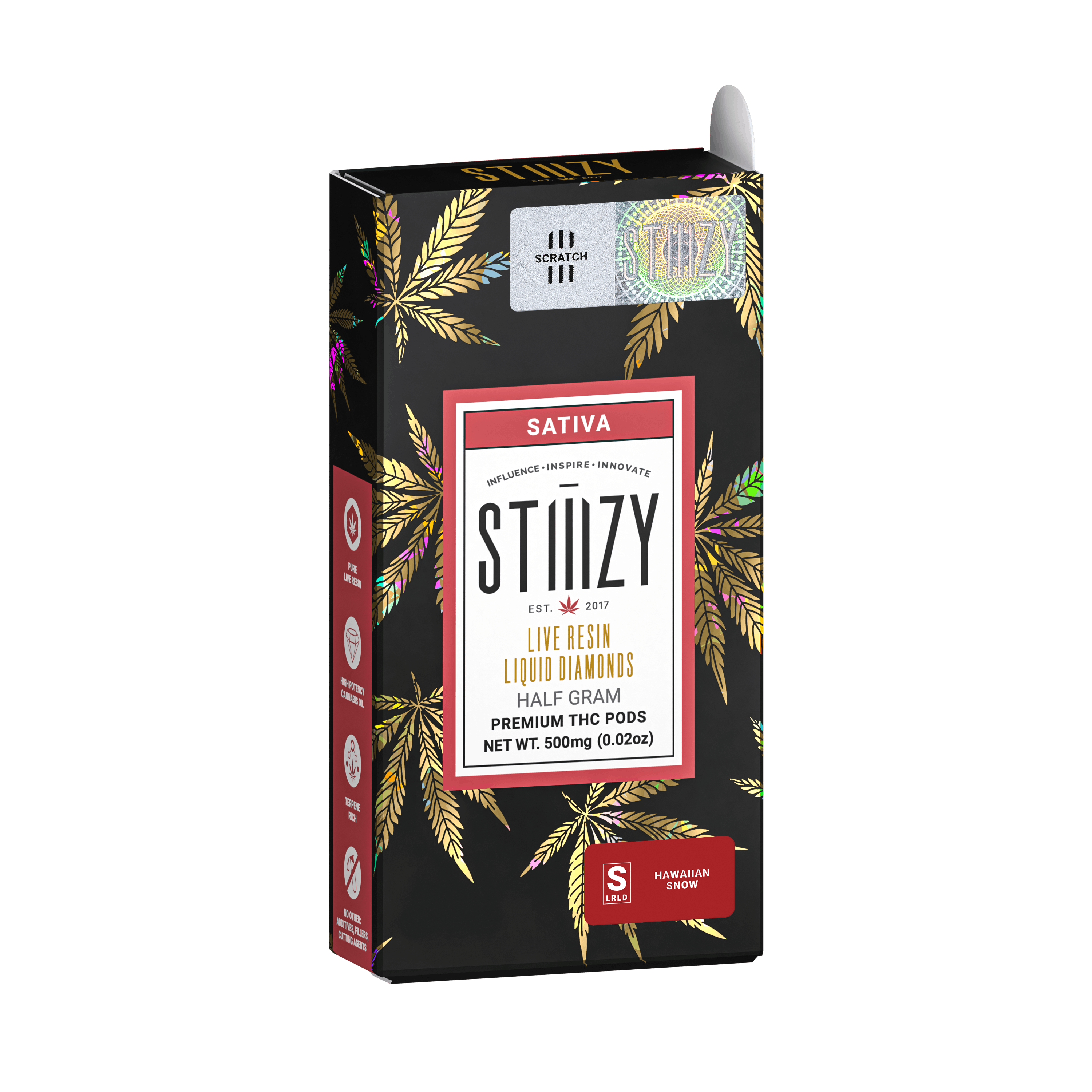 $19.44 Hawaiian Snow Live Resin Liquid Diamonds .5G - Stiiizy -  - $14 - Stiiizy