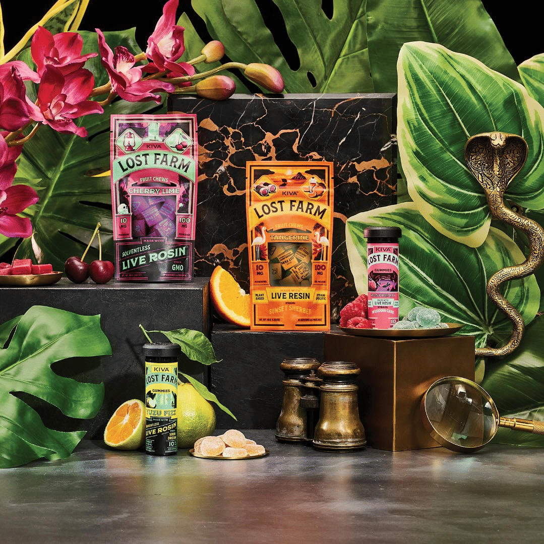 WATERMELON GELATO 100MG CHEWS - LOST FARM -  - $16 - Edibles