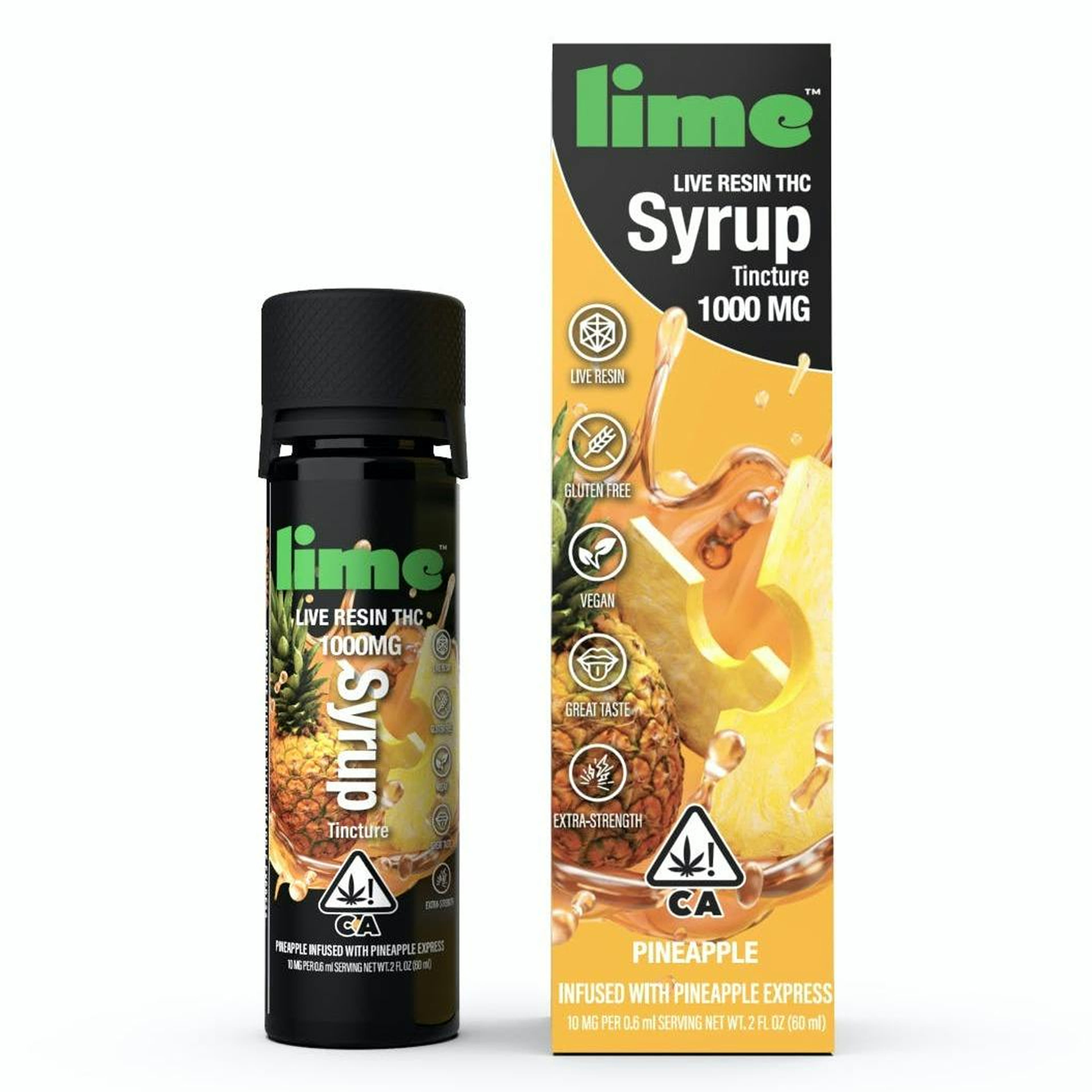 Pineapple Live Resin Syrup - Lime - Pineapple (S) - $17.60 - Tinctures & Capsules
