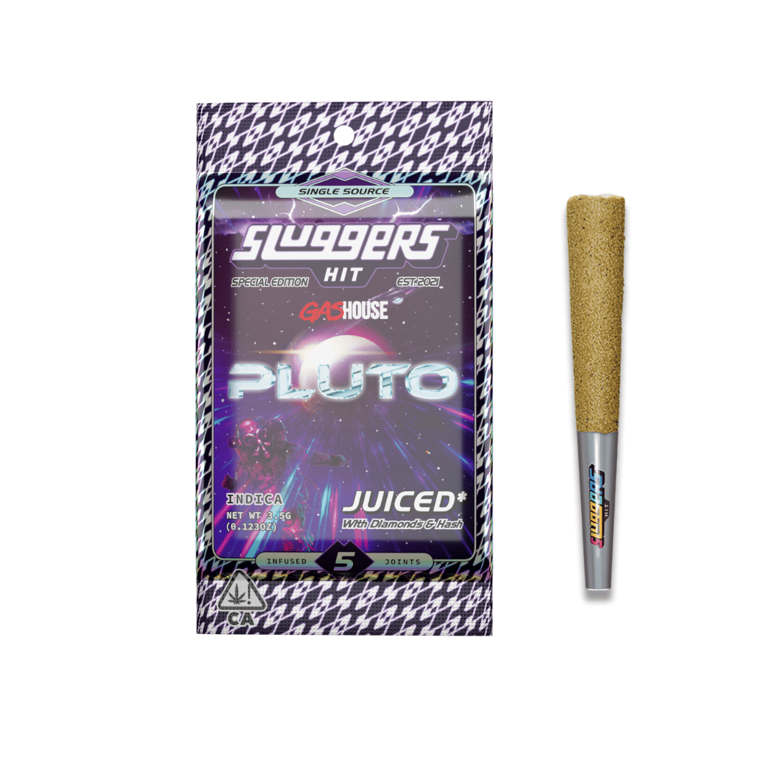 Sluggers - Pluto 5 Pack Infused Pre-Rolls 3.5g - Sluggers Hit - Sluggers - Pluto 5 Pack Infused Pre-Rolls 3.5g - $55 - Pre-Roll
