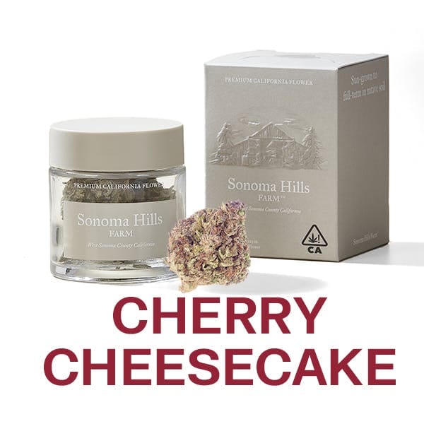 CHERRY CHEESECAKE 3.5G Jar - Sonoma Hills Farm -  - $35 - Flowers