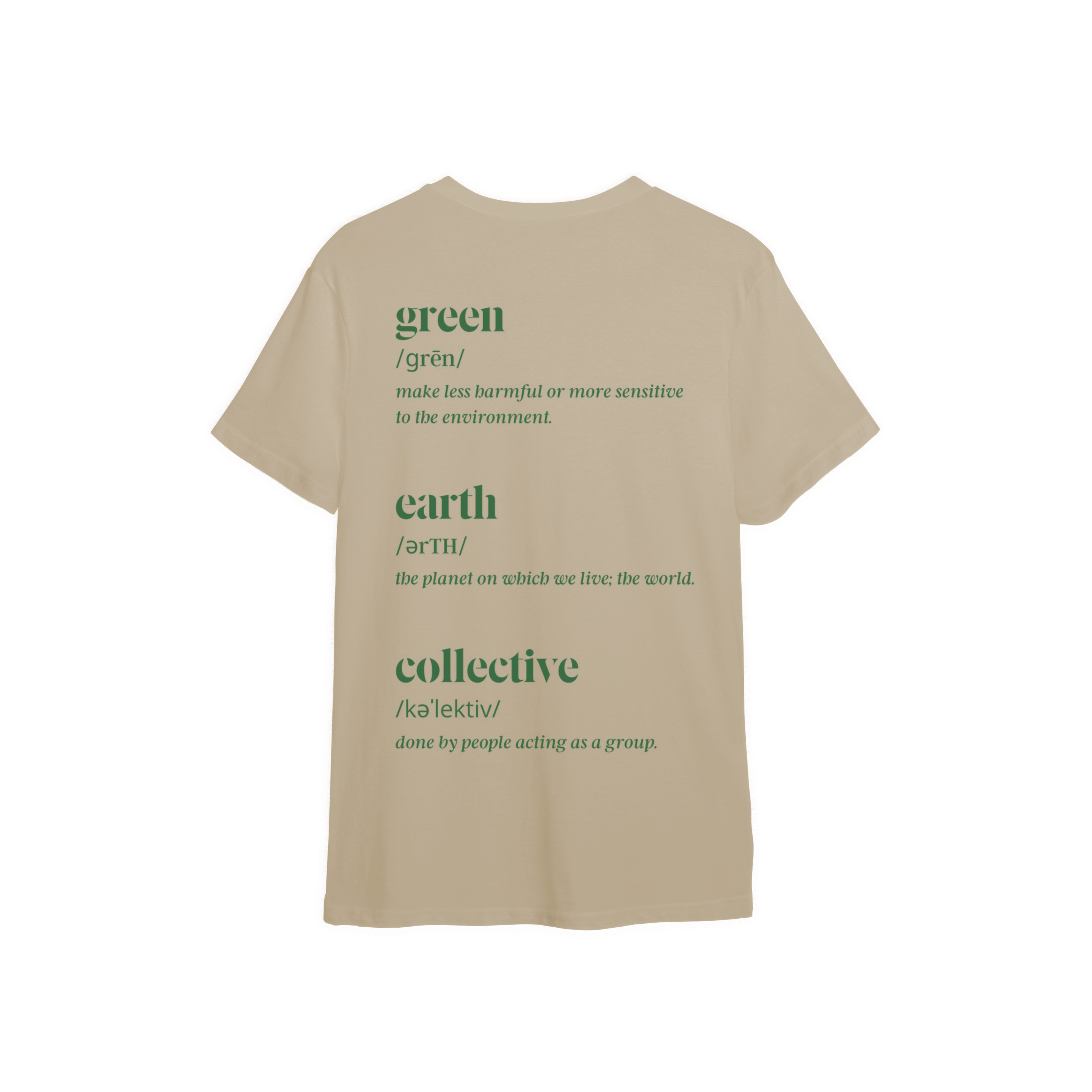 GEC T-Shirts (Tan Sm-2XL) - Green Earth Co. -  - $12 - Merchandise