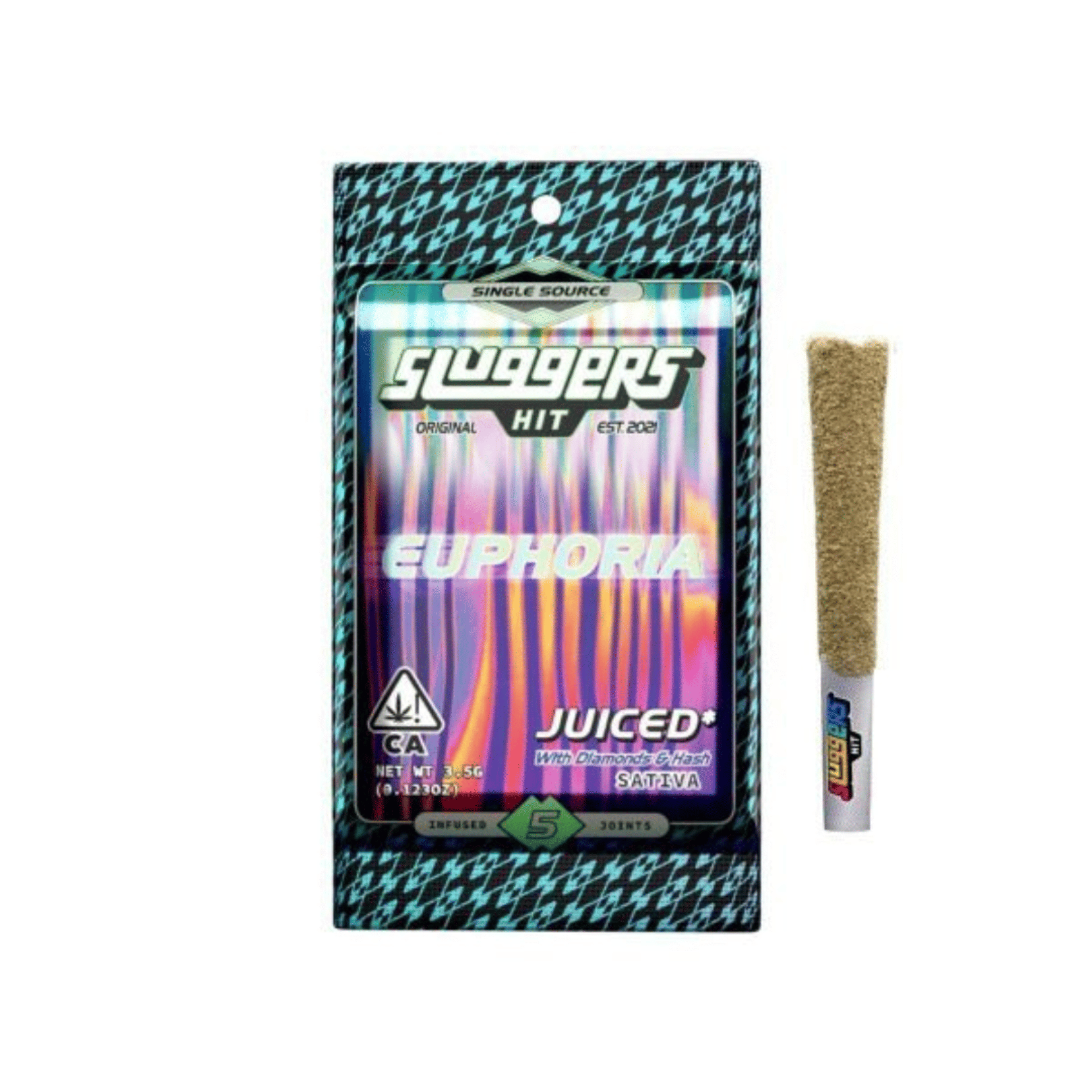 Euphoria Infused 5pk - Sluggers Hit - - $40 - Preroll