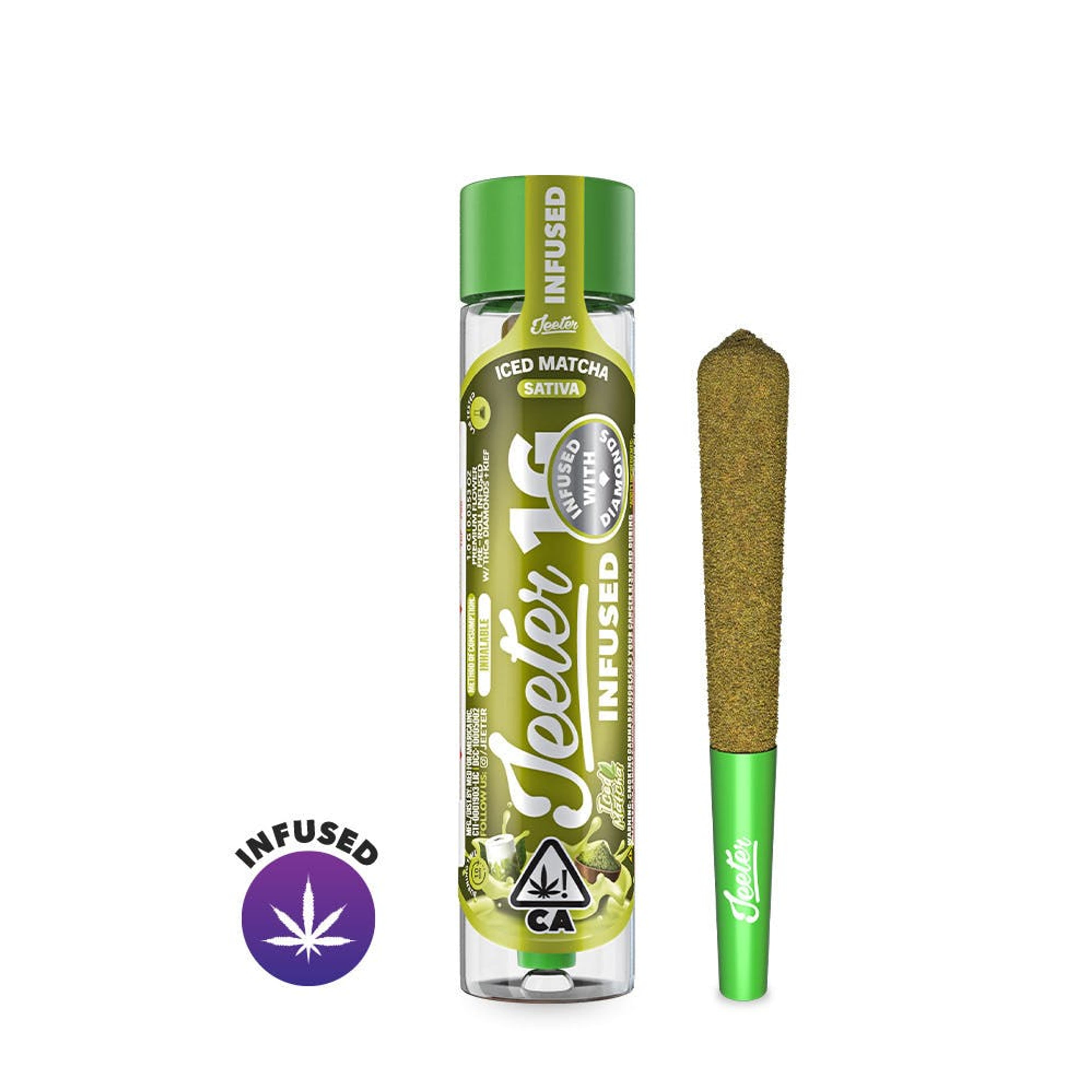 Iced Matcha - 1G Pre Roll *SPECIAL PRICING* *B2G1 EVERYDAY PLUS 10% OFF* - Jeeter - Iced Matcha (S) - $14 - Pre-Rolls