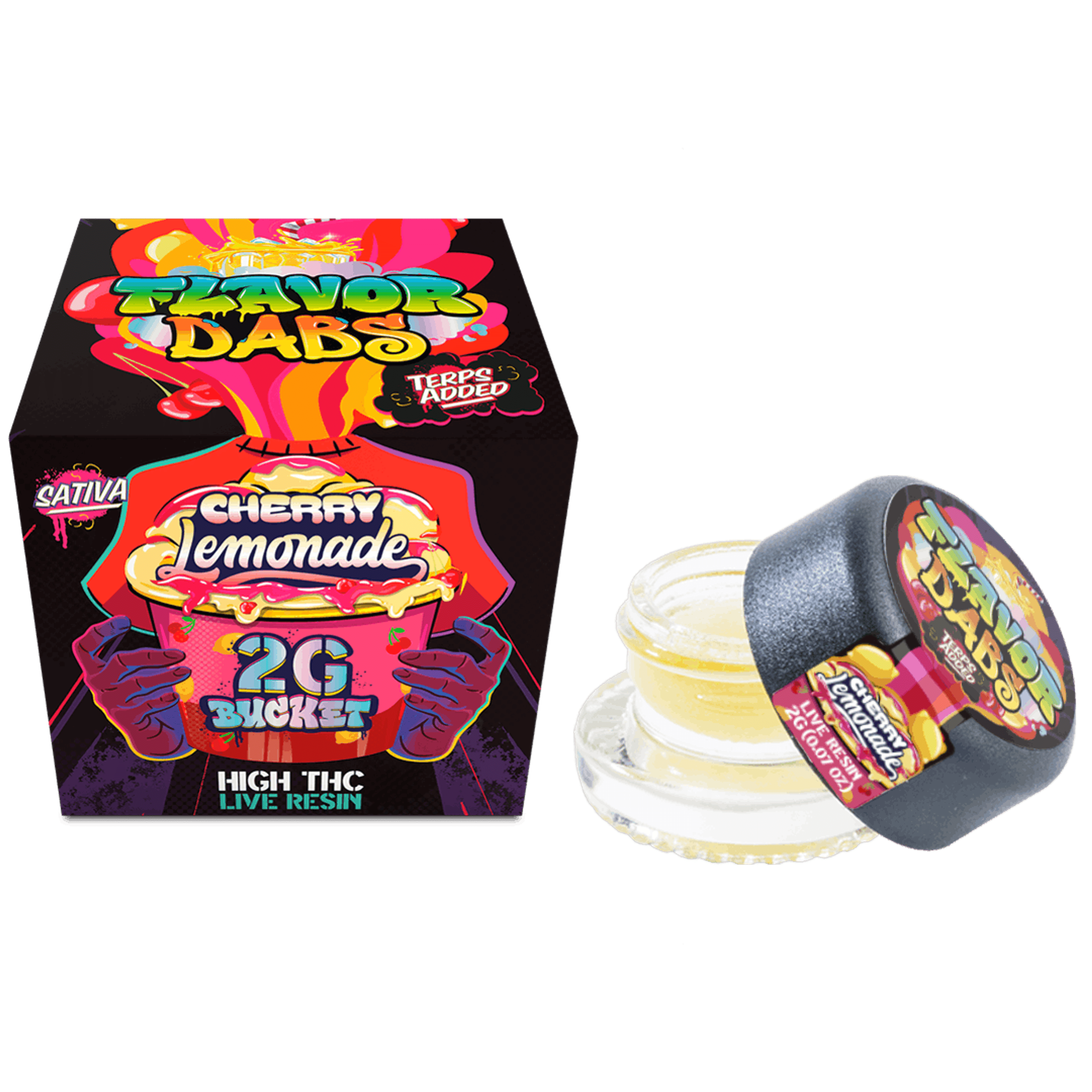 Cherry Lemonade Flavor Dabs - 2g Live Resin - LOUD+CLEAR - - $37.50 - Concentrates