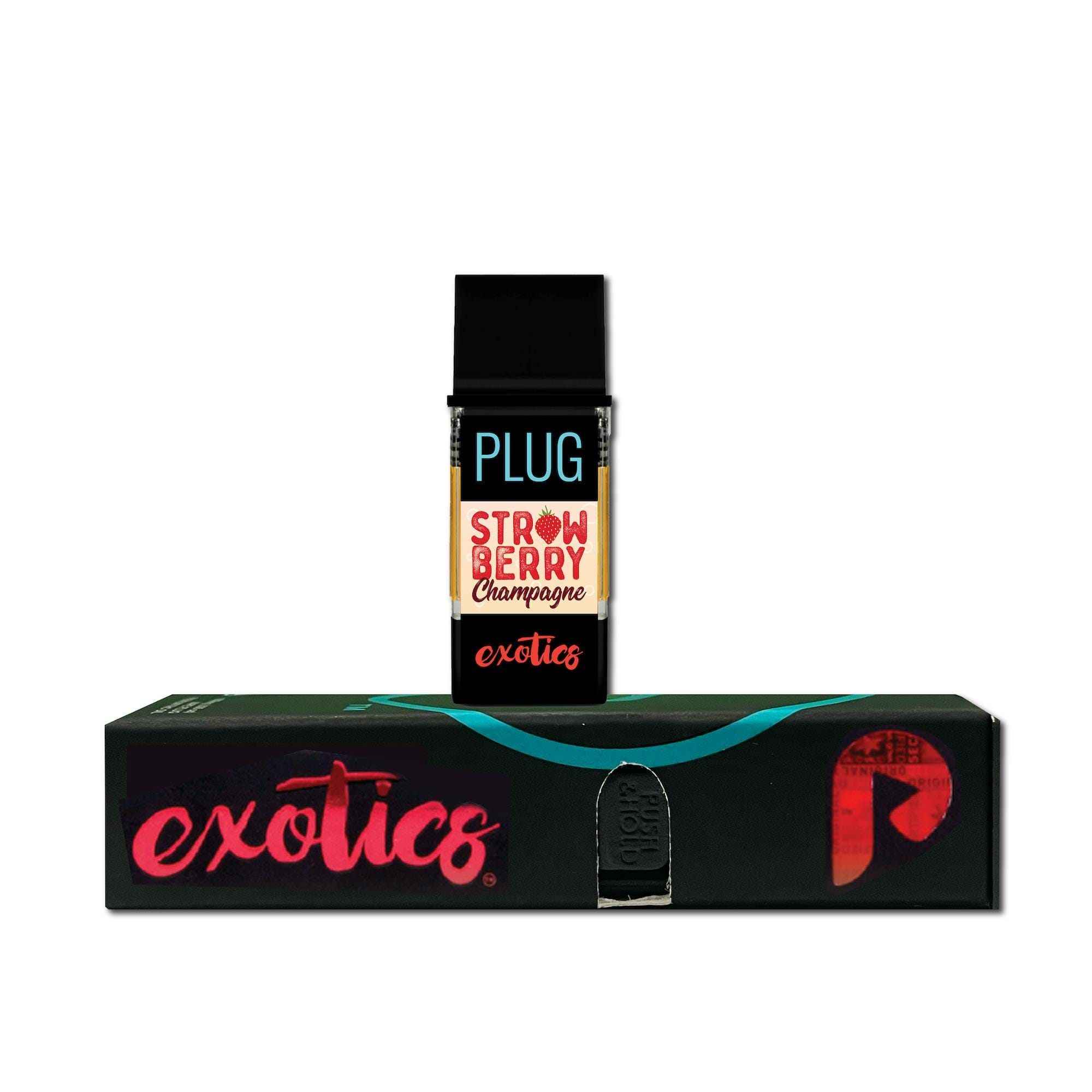 Exotics | Strawberry Champagne Pod - 1g - PLUGplay -  - $34 - Cartridges / Pods