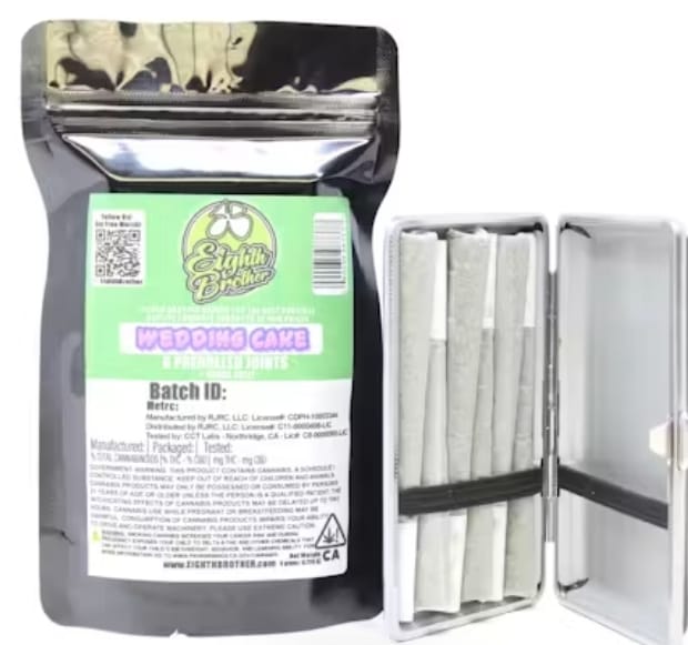 Wedding Cake Preroll 6pk (6g total) -  - $39.99 - Pre-Rolls