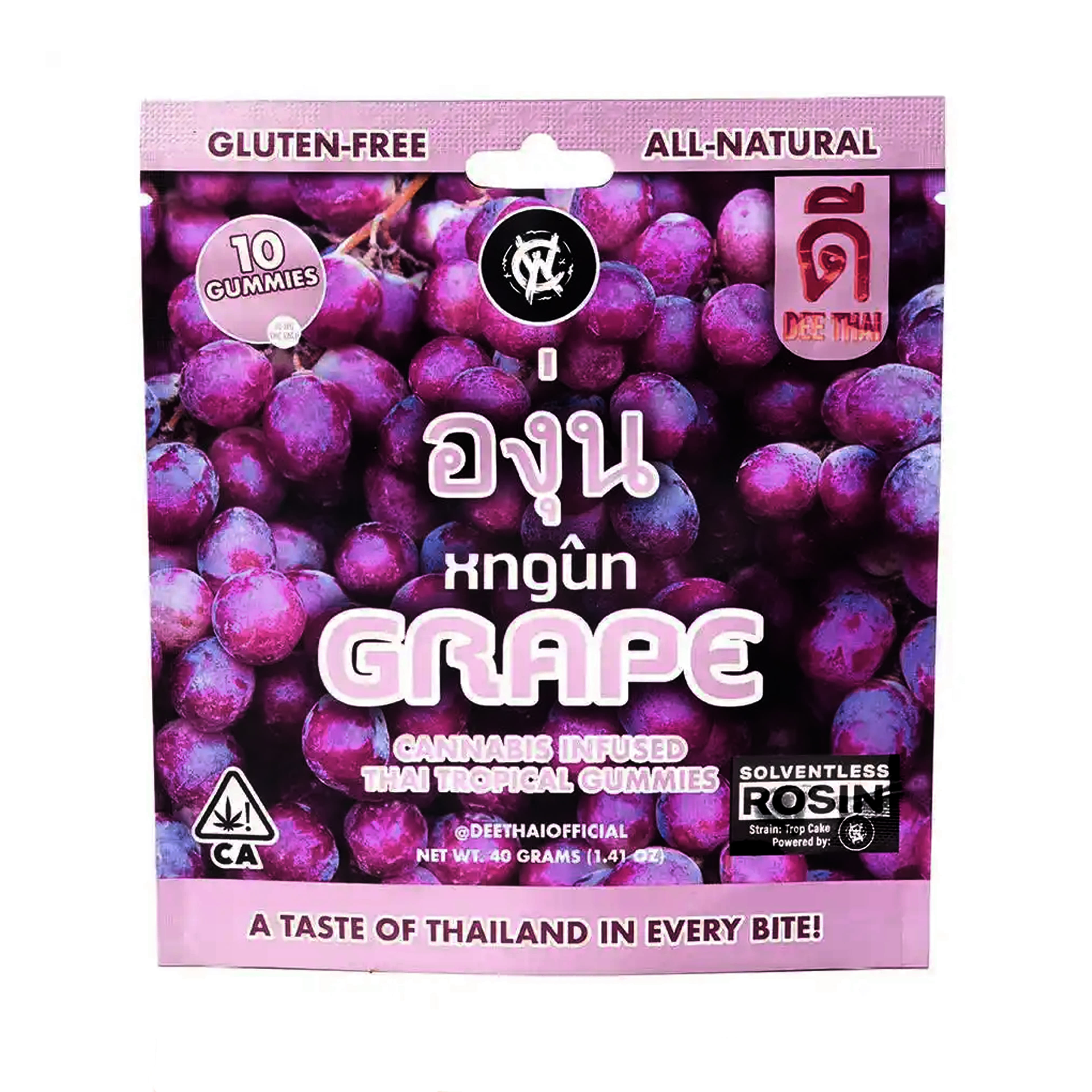 Grape Rosin Gummies - 10pk - Dee Thai - Grape - $9.99 - Edibles