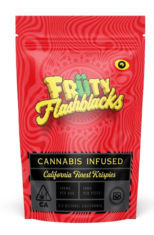 Blackout - Fruity Pebble rice crispy treat 100MG (Rosin Infused) -  - $19.99 - Edibles