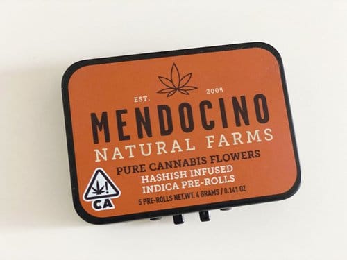 Dog Walker Infused Pre-rolls - Mendocino Natural Farms - Red Velvet (H) - $48 - Pre-Rolls