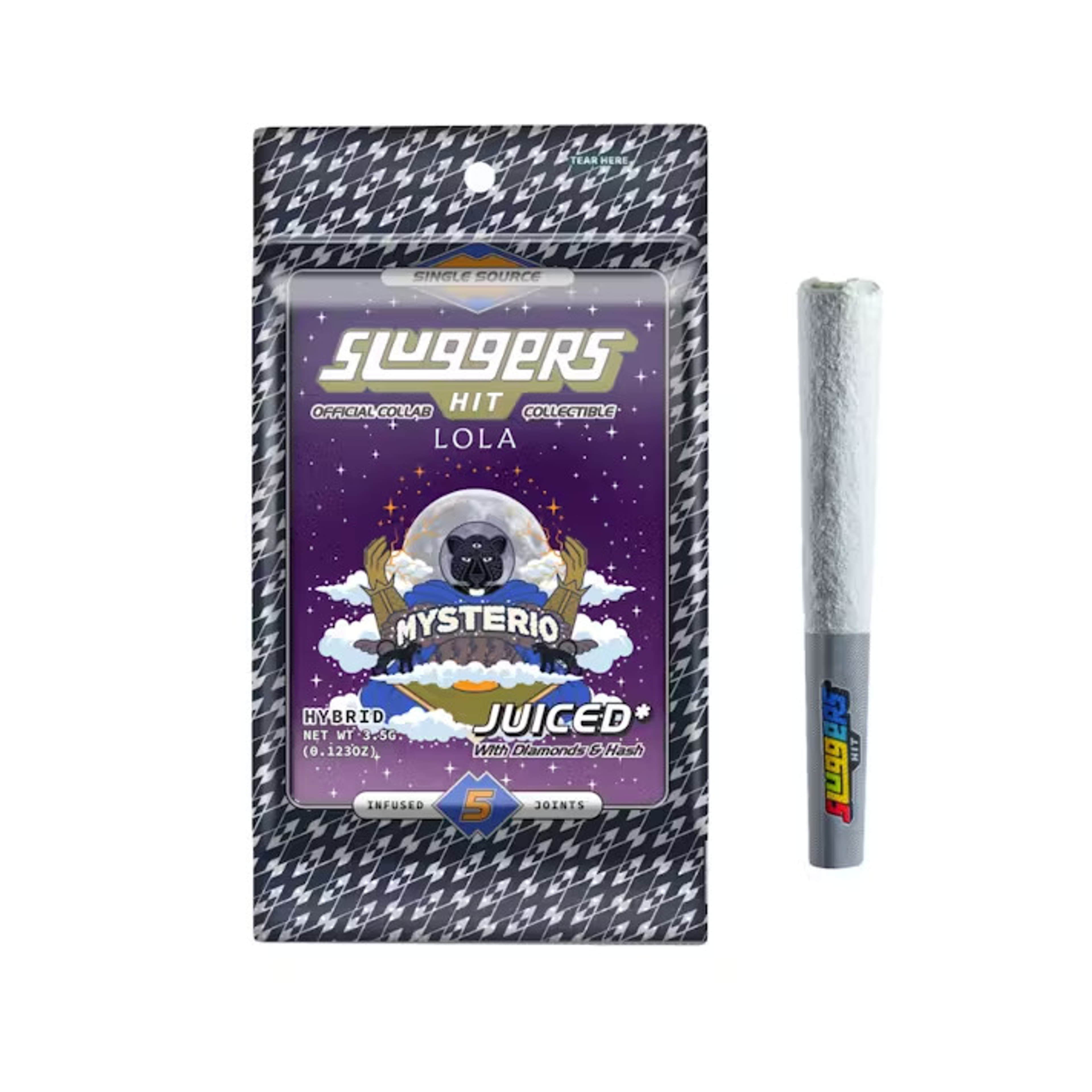 Mysterio Triple Infused 5 pack Pre-Rolls - Sluggers - 5 Pack - $44 - Pre-Rolls