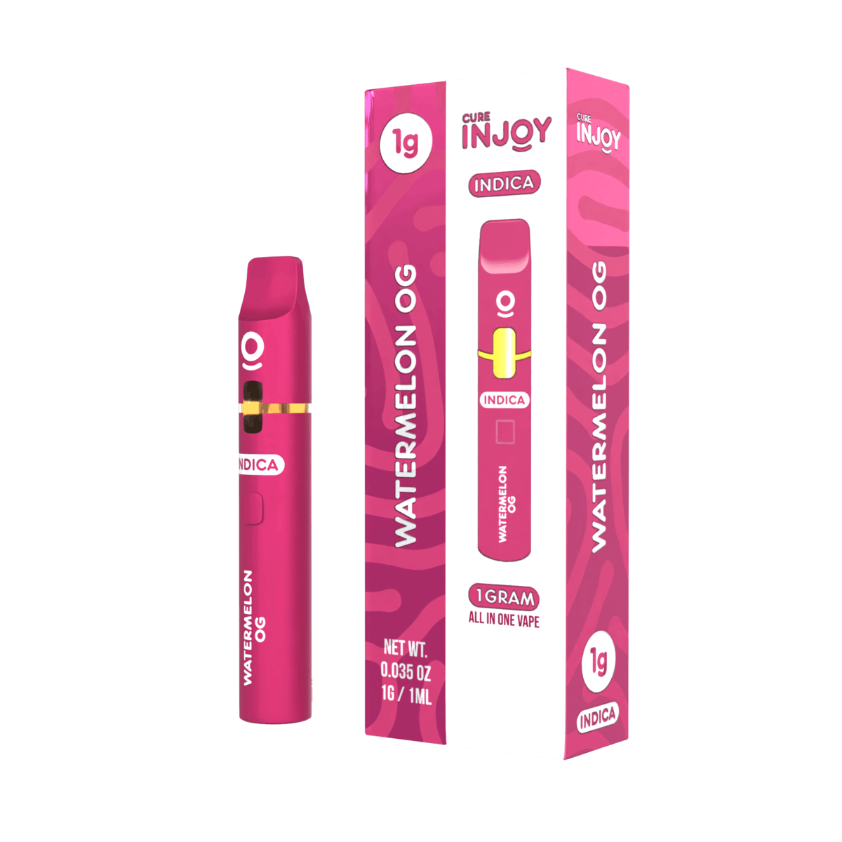 Watermelon OG - 1G All-In-One - Cure Injoy - Watermelon OG (I) - $22 - Cartridges