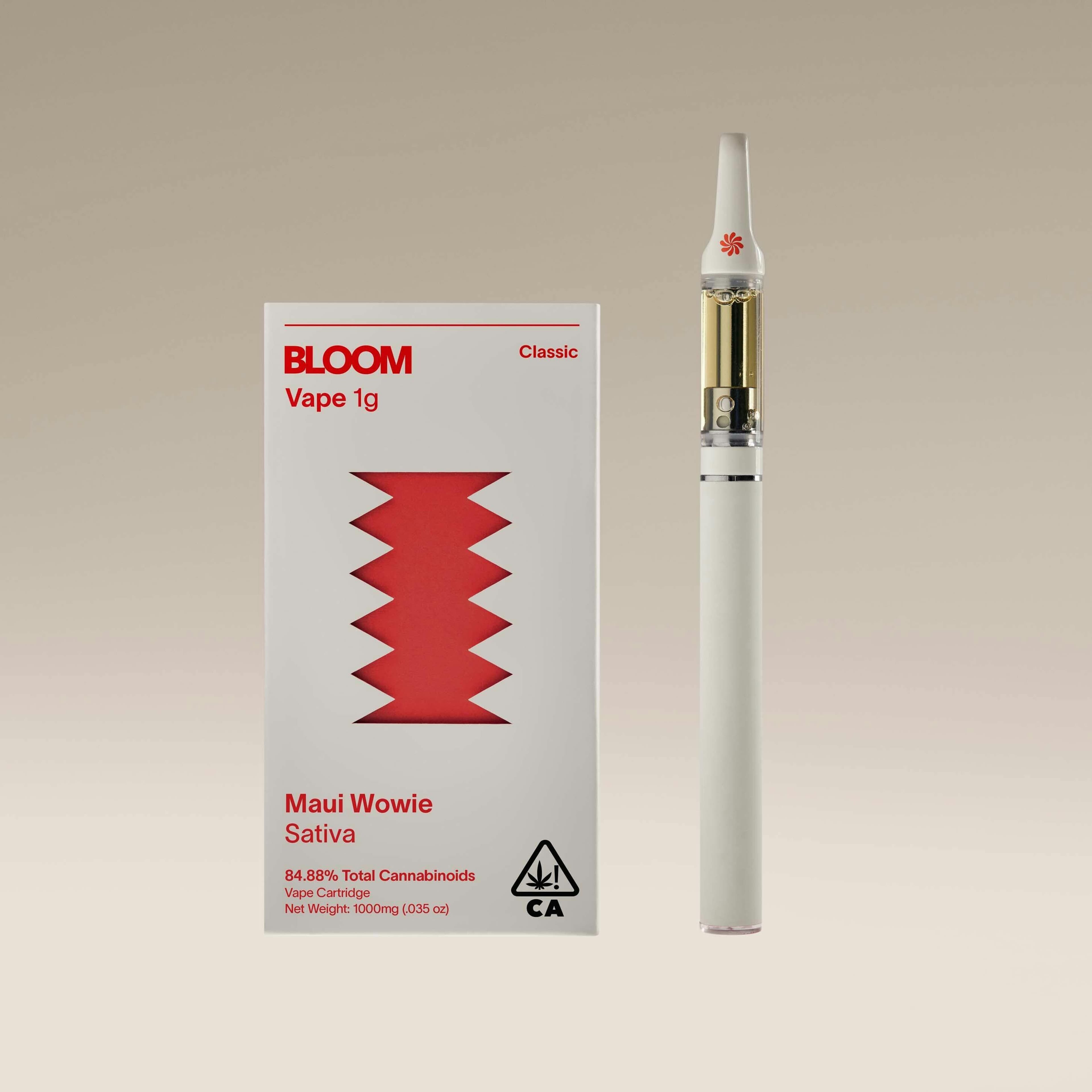 Bloom: Maui Wowie (S) | 510 Cartridge - 1g - Bloom - - $29 - Cartridges / Pens