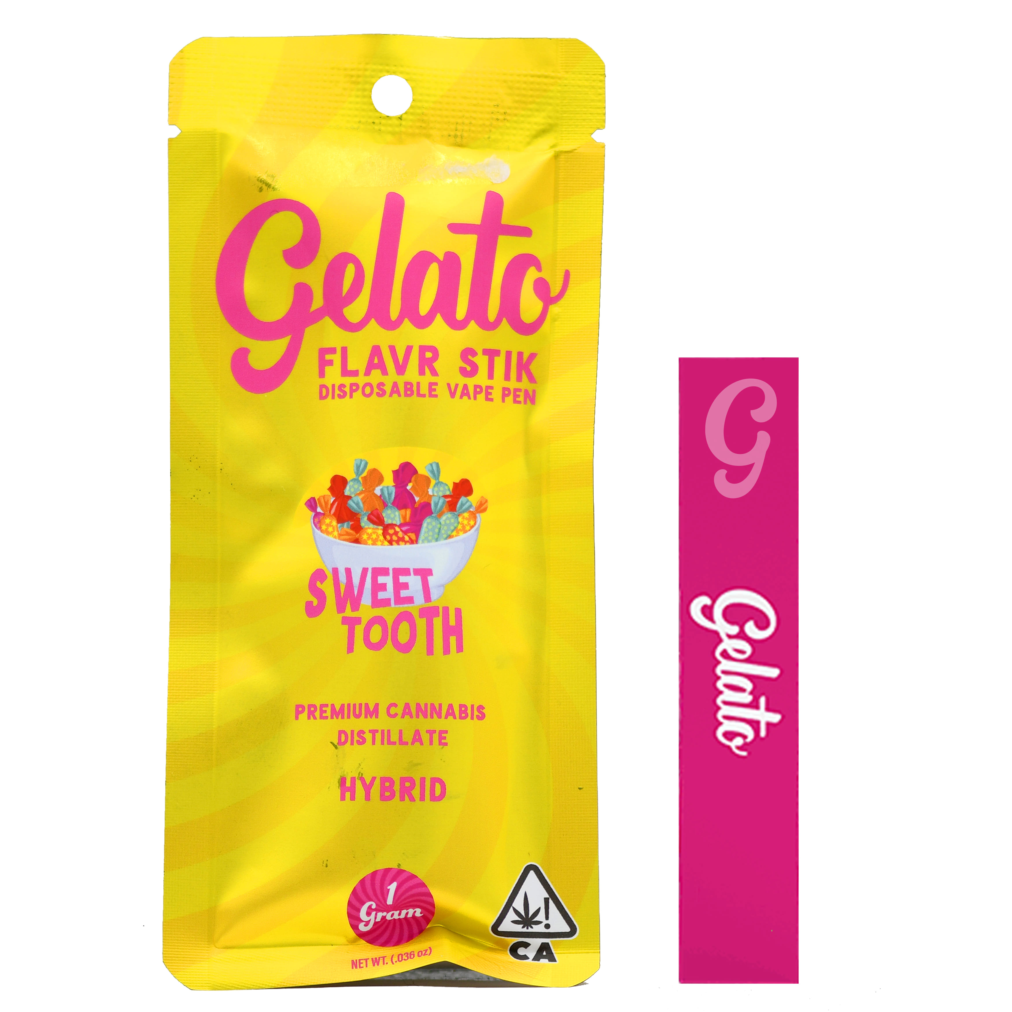Sweet Tooth (H)  AIO - 1g *B2G1 EVERYDAY* - Gelato Canna Co. - Sweet Tooth (H) - $22.51 - Cartridges
