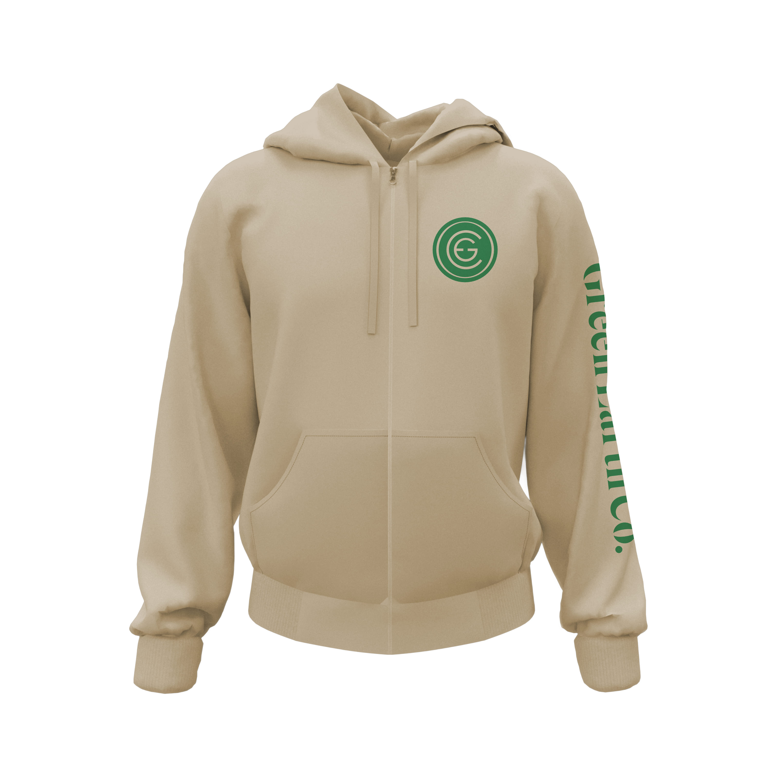 GEC Hoodie (Tan Sm-2XL) - Green Earth Co. -  - $25 - Merchandise