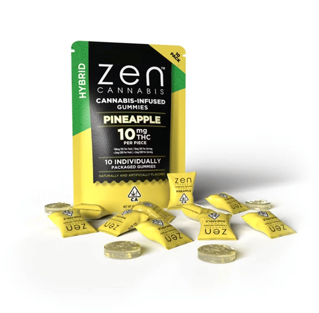 100MG Gummies Pineapple