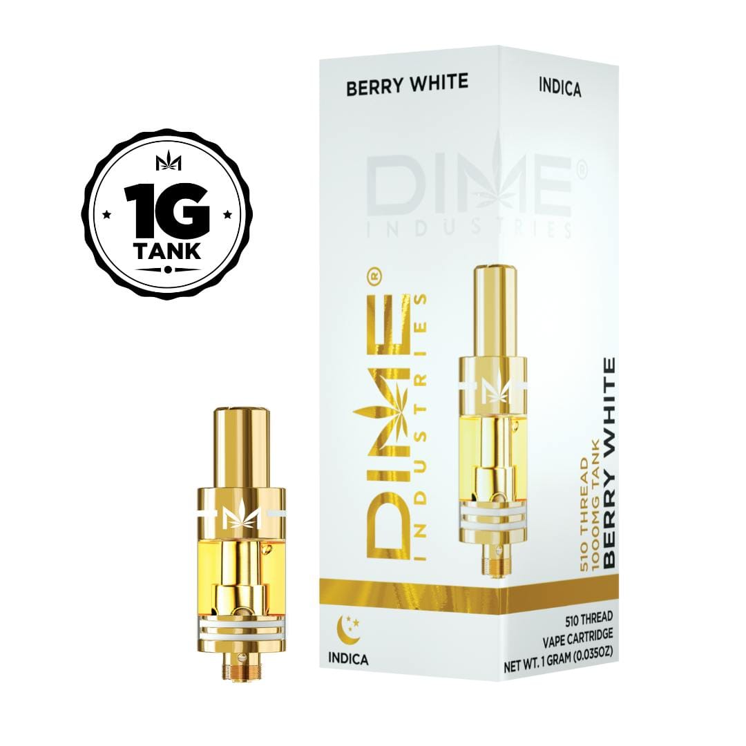Dime Industries | 1000mg - Berry White - Cartridge - Indica - Dime Industries -  - $22 - Vape Carts