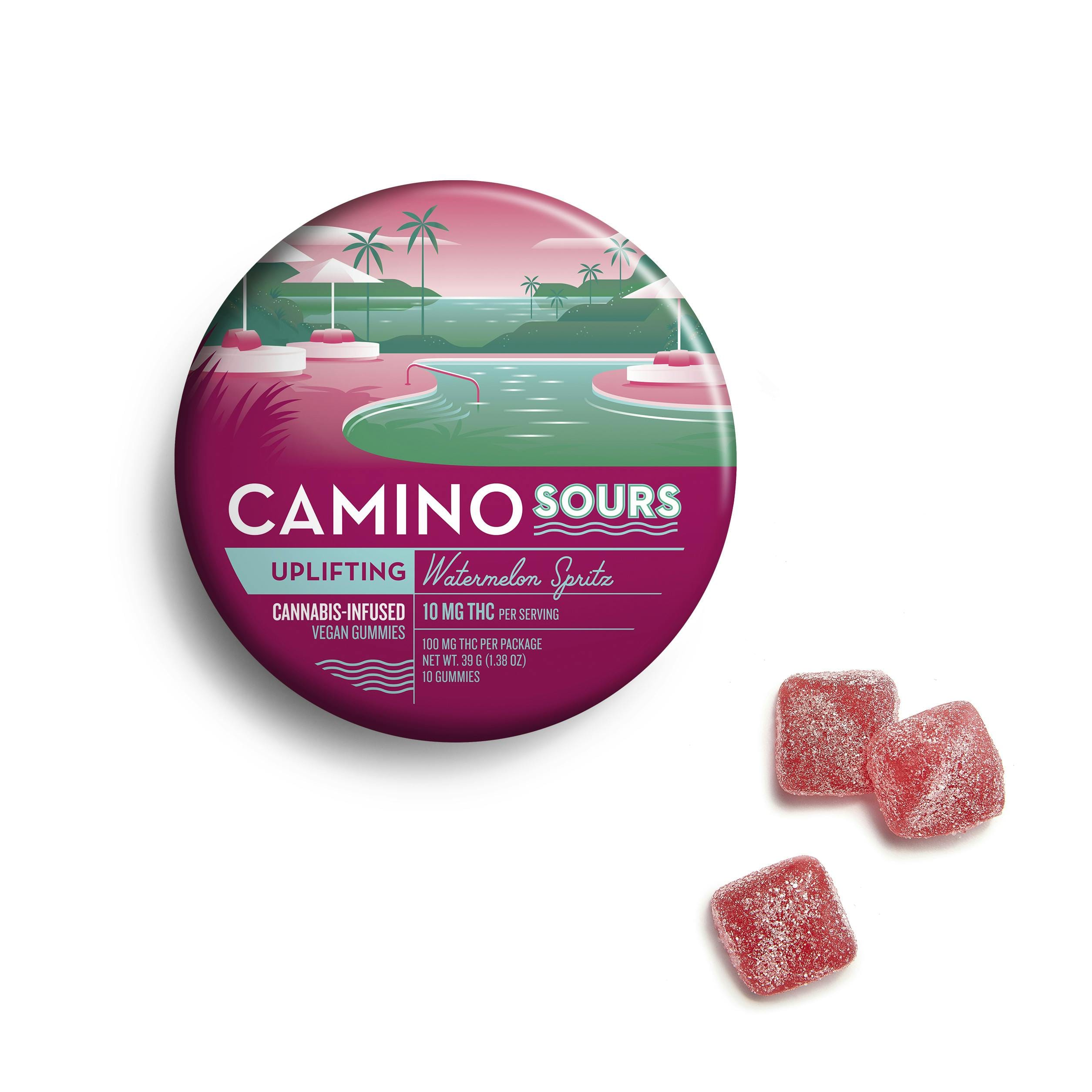 $27.77 Sours Camino Watermelon Spritz  Gummies - Kiva -  - $20 - Edibles