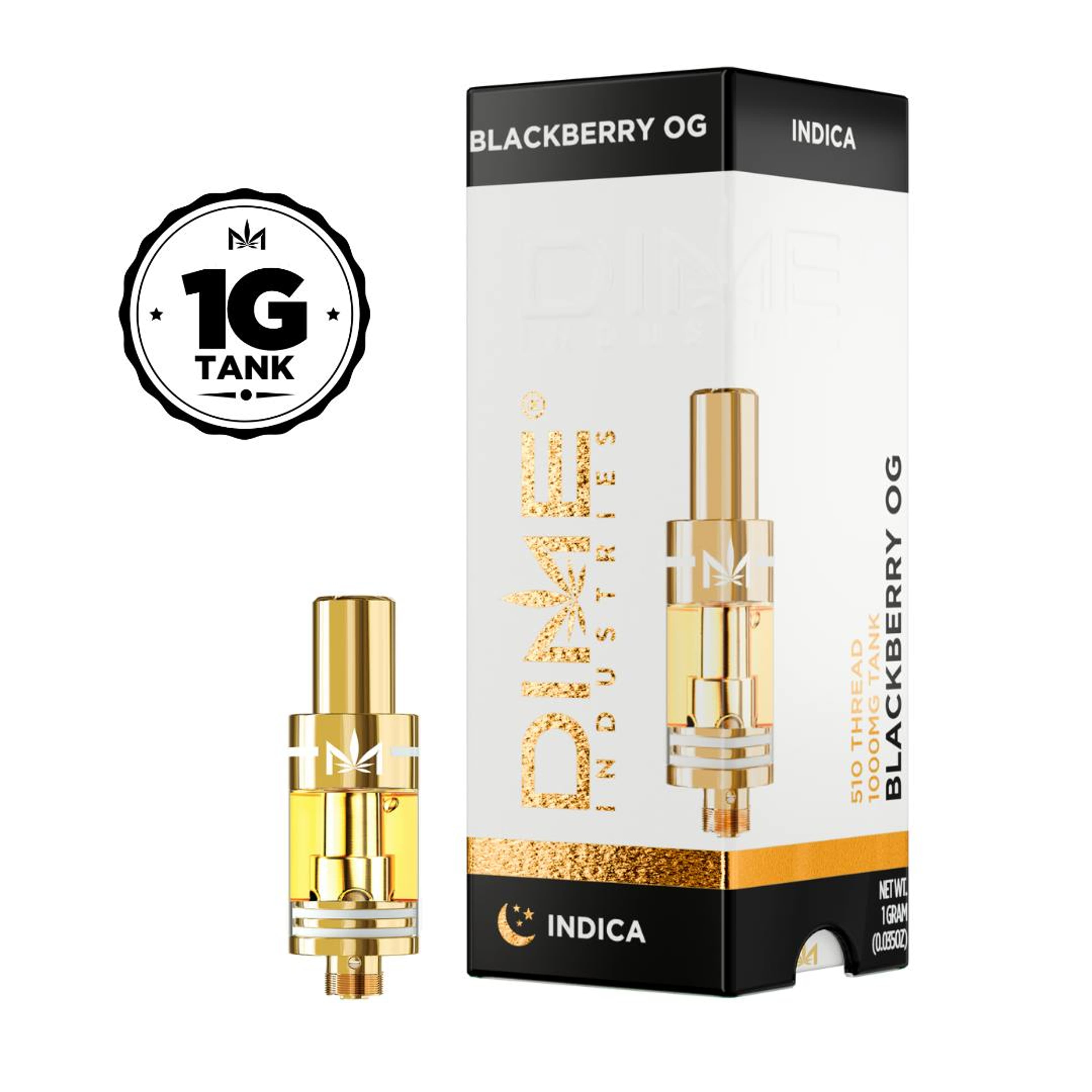 Blackberry OG 1g Tank - Dime Industries - - $25 - Vape Cart
