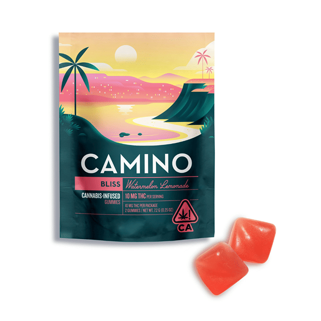 Watermelon Lemonade Gummies 2pk 10mg Camino