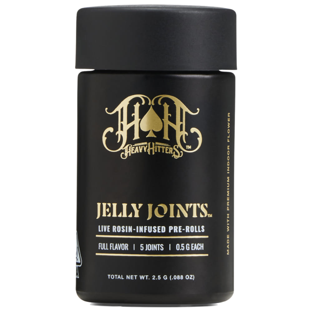 Log Cabin x Sticky Papaya (S) 5pk Jelly Rosin - Heavy Hitters - Log Cabin x Sticky Papaya (S) - $42.97 - Pre-Rolls