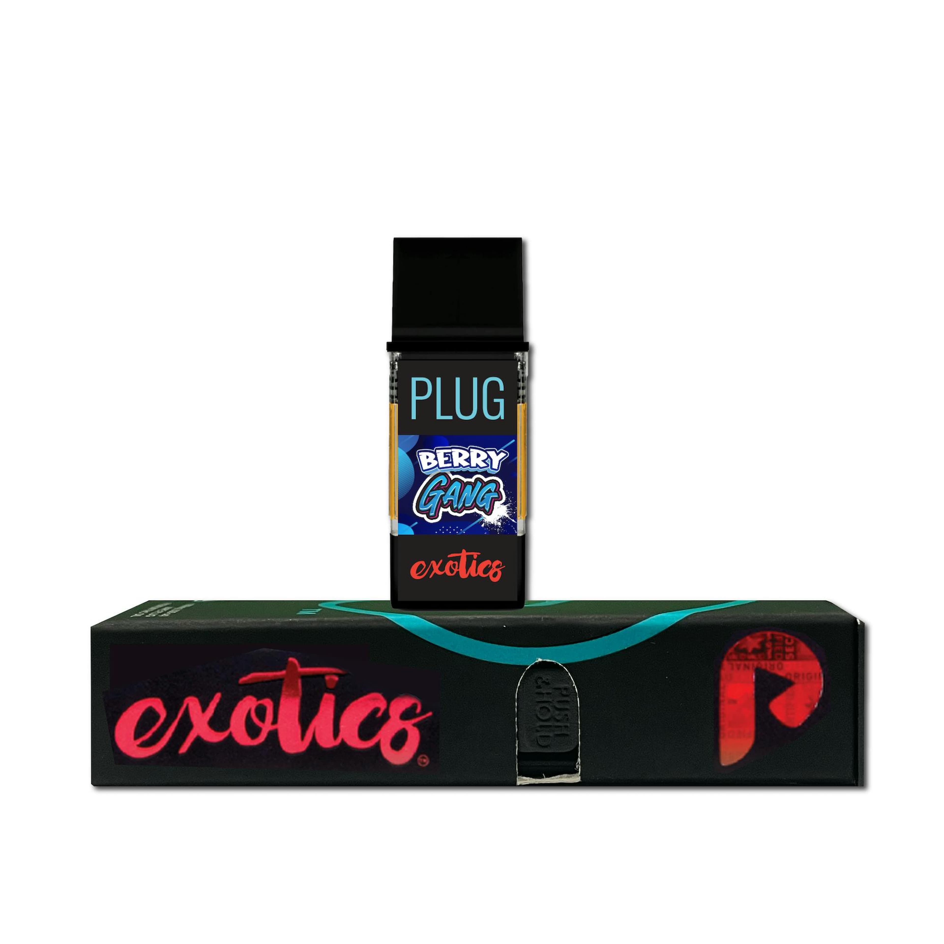VAPE - 1g PLUG™ EXOTICS: Berry Gang - PLUGPLAY™ - VAPE - 1g PLUG™ EXOTICS: Berry Gang - $35 - Cartridges