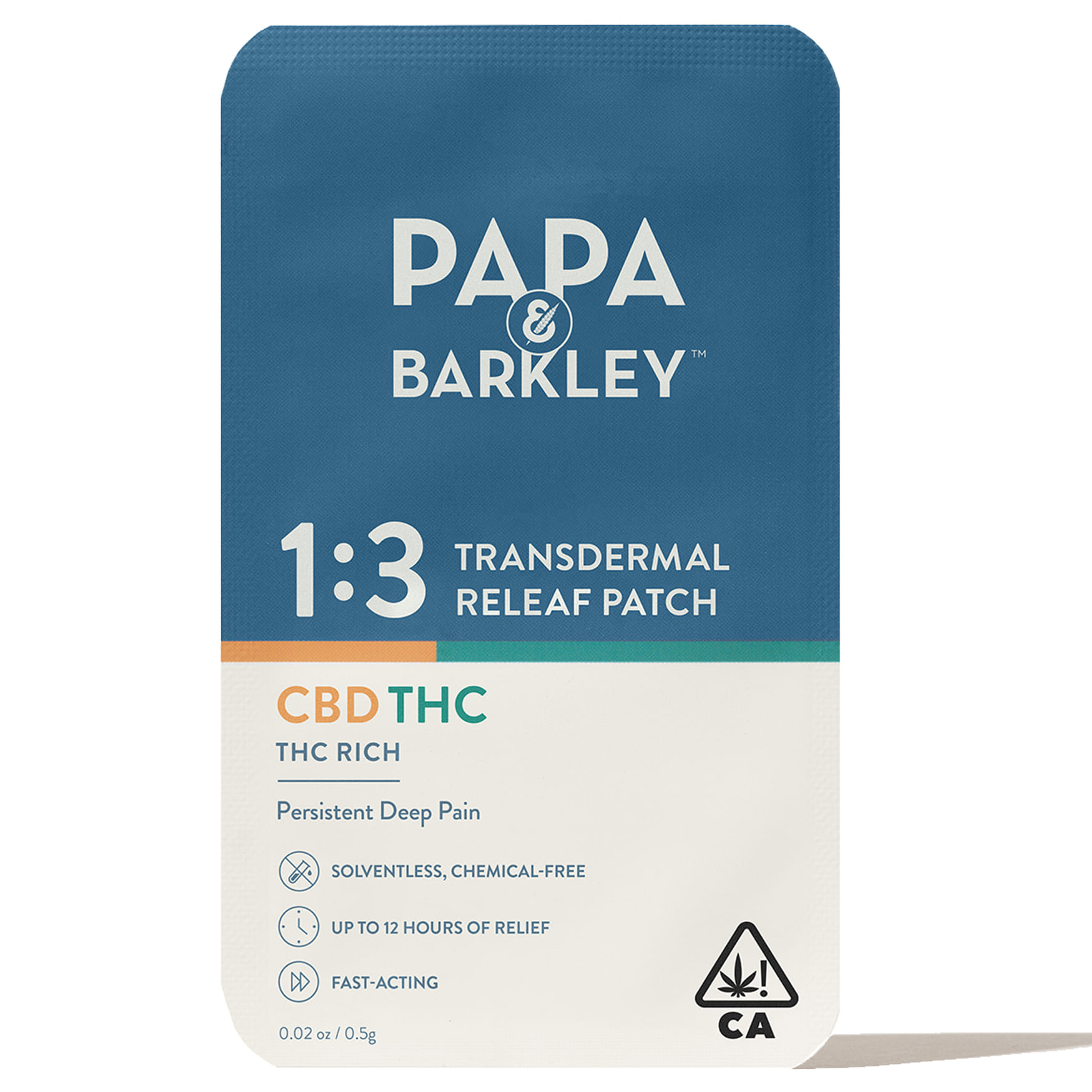 1:3 CBD/THC Releaf Patch - Papa & Barkley - 1:3 CBD/THC Releaf Patch - $9.29 - Topicals