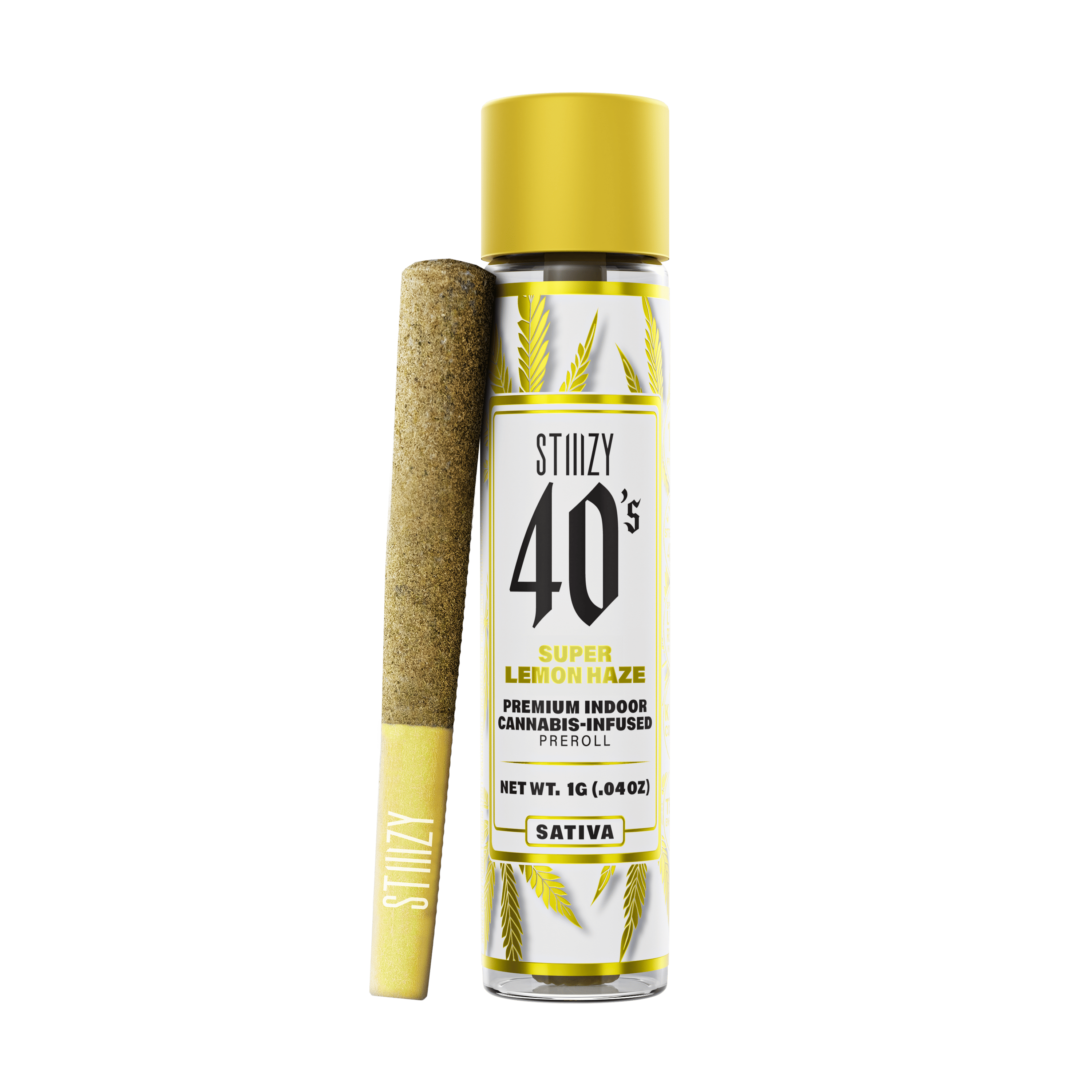 STIIIZY - Super Lemon Haze 40s Pre-Roll 1g - Stiiizy - STIIIZY - Super Lemon Haze 40s Pre-Roll 1g - $20 - Pre-Roll