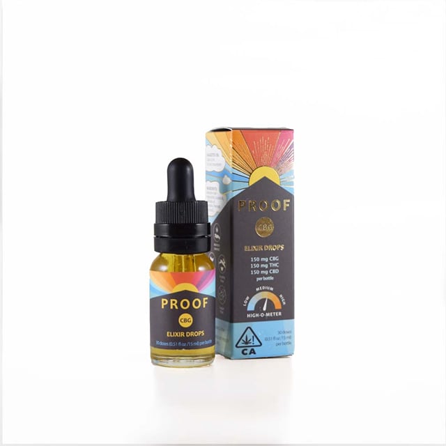 CBG ELIXIR DROPS | 1:1:1 CBG:CBD:THC | PROOF