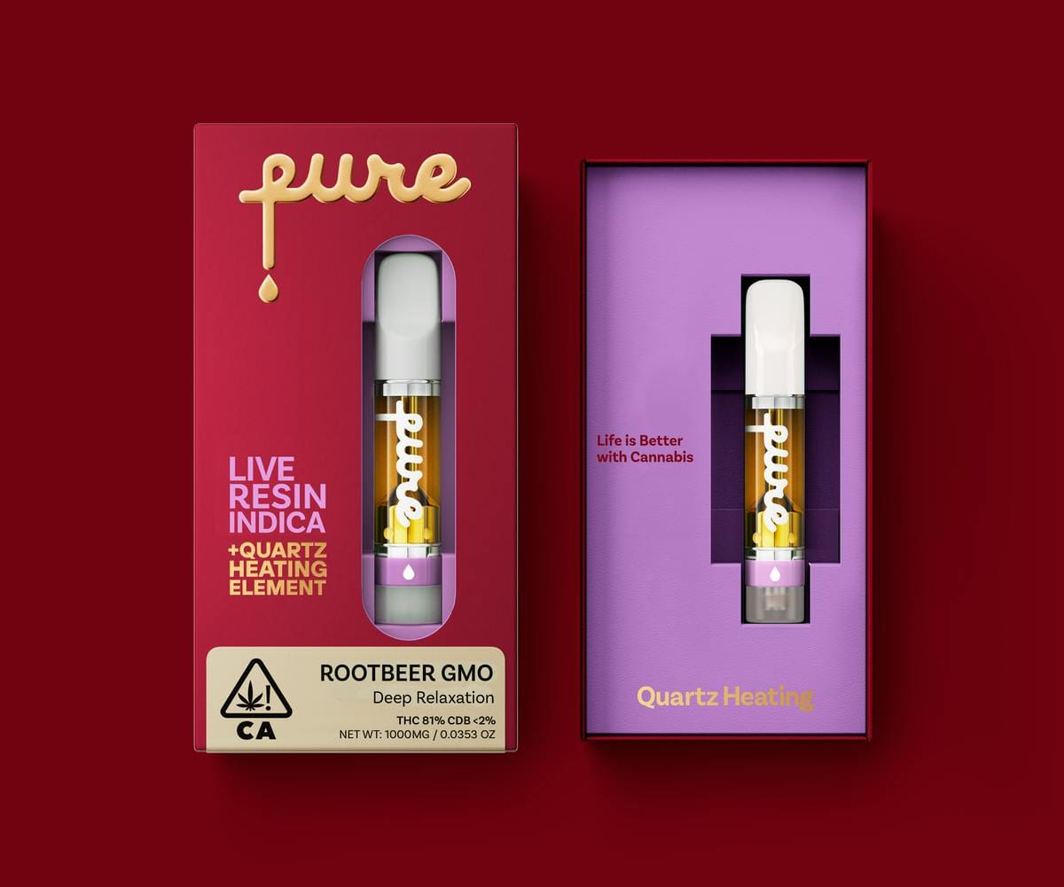 Pure Vape Inc — Rootbeer GMO Live Resin 1g Cartridge