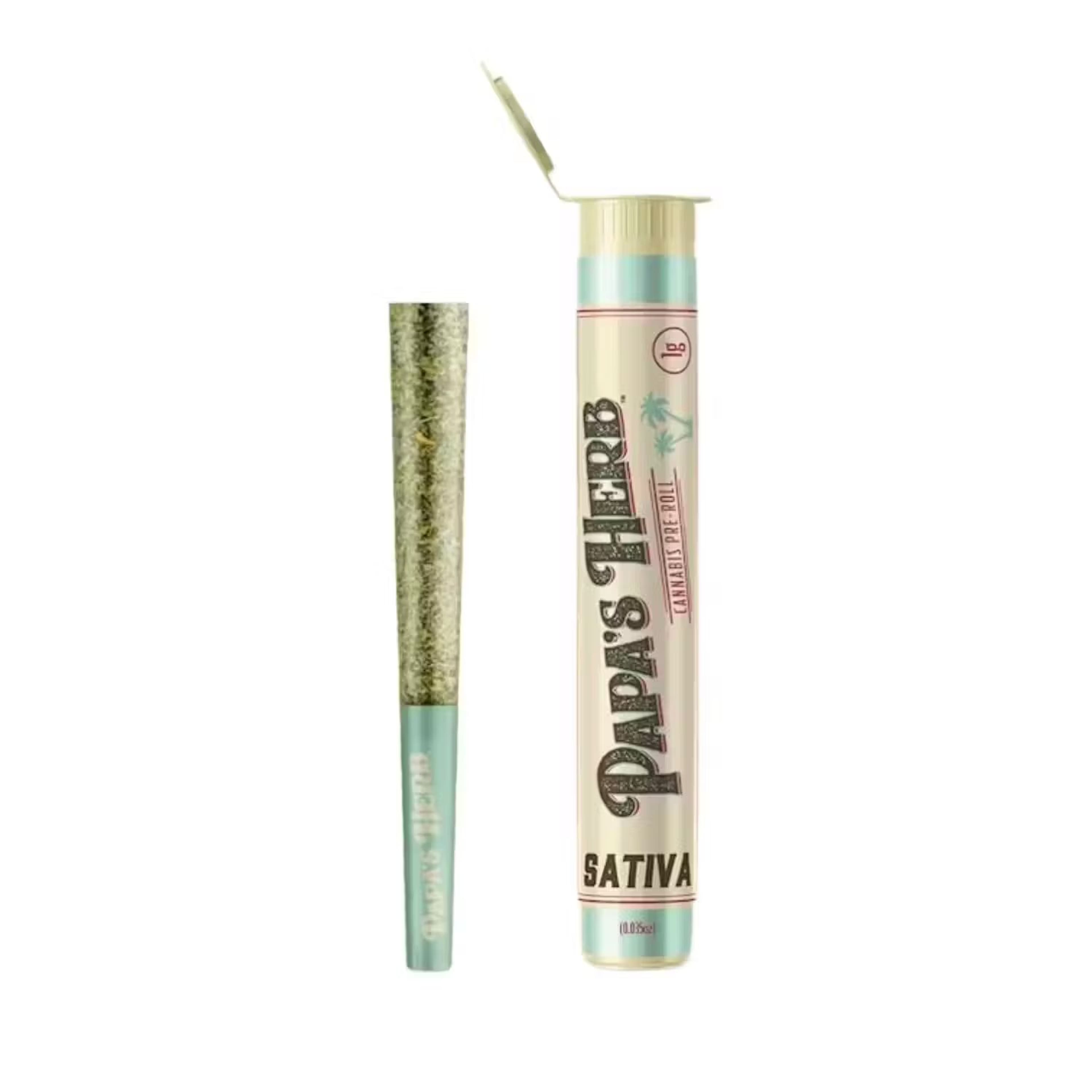 Durban Poison 1g Preroll - Papa's Herb - - $5.50 - Preroll