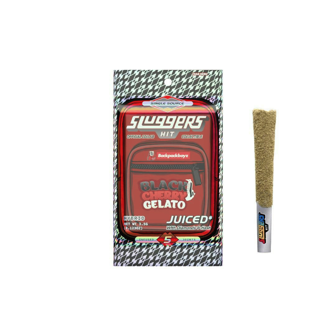 Black Cherry Gelato Infused 5pk - Sluggers Hit -  - $40 - Preroll