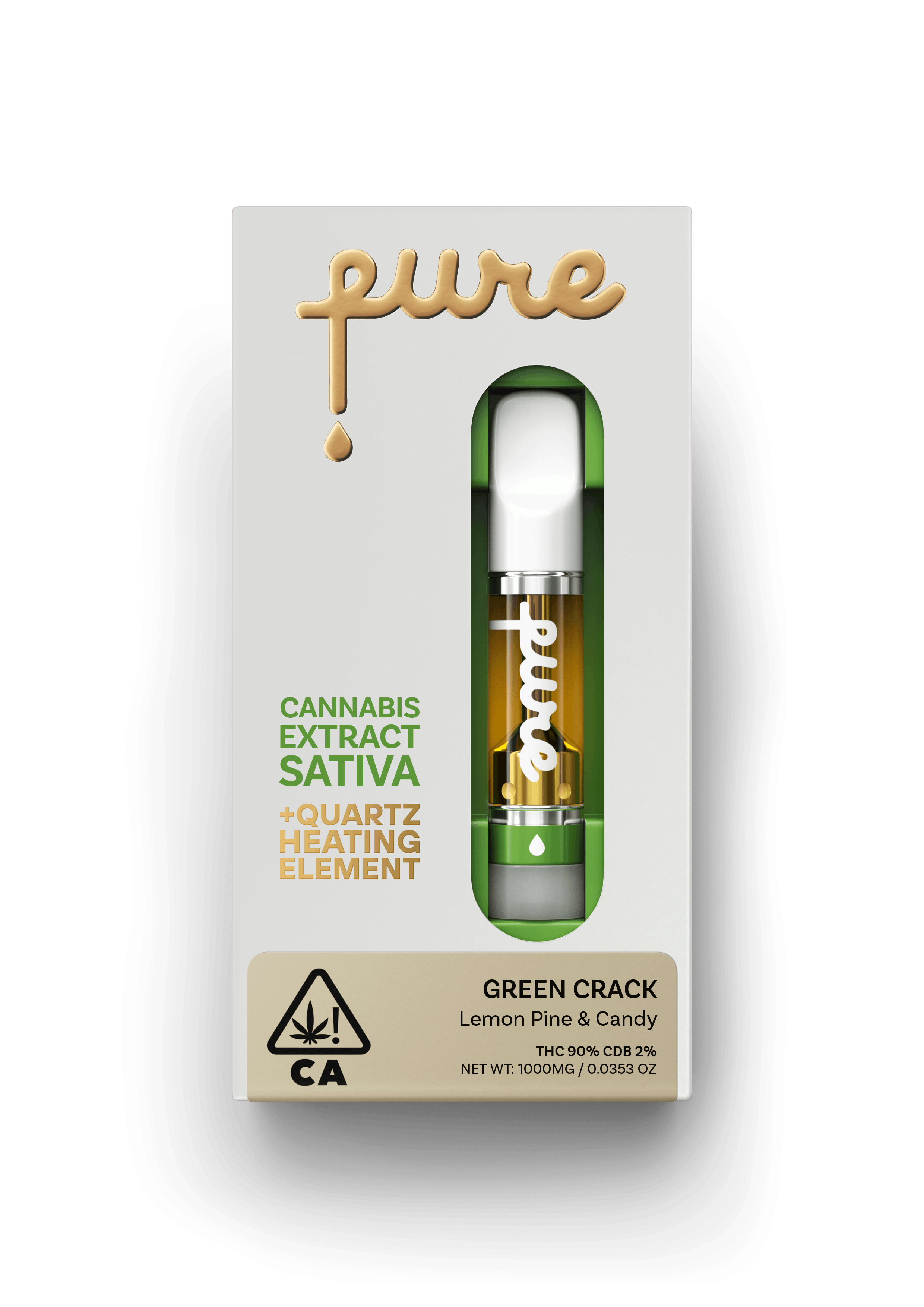 Pure Vape Inc — Green Crack Quartz