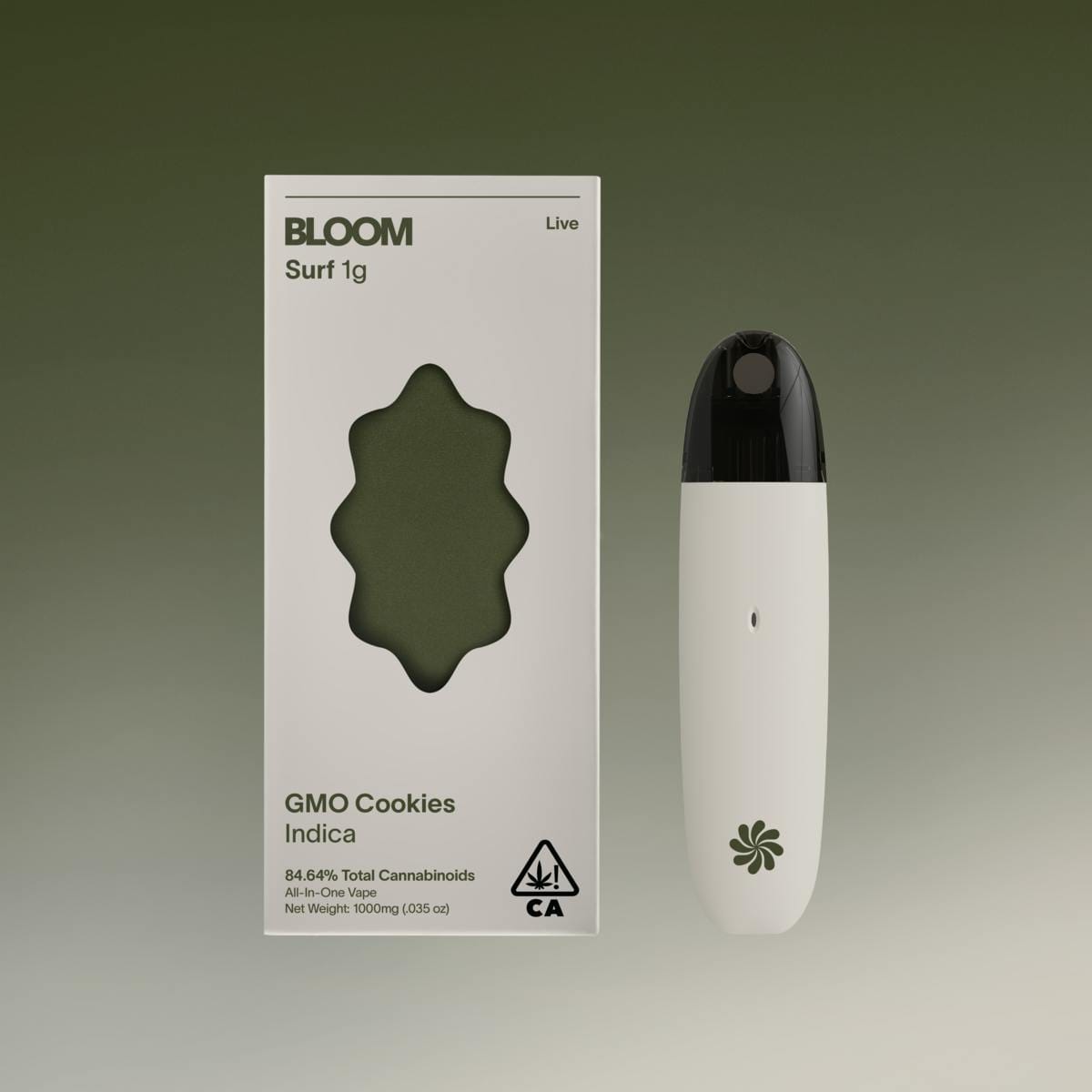 GMO Cookies Live Surf AIO 1g - BLOOM -  - $30 - Disposable Vapes