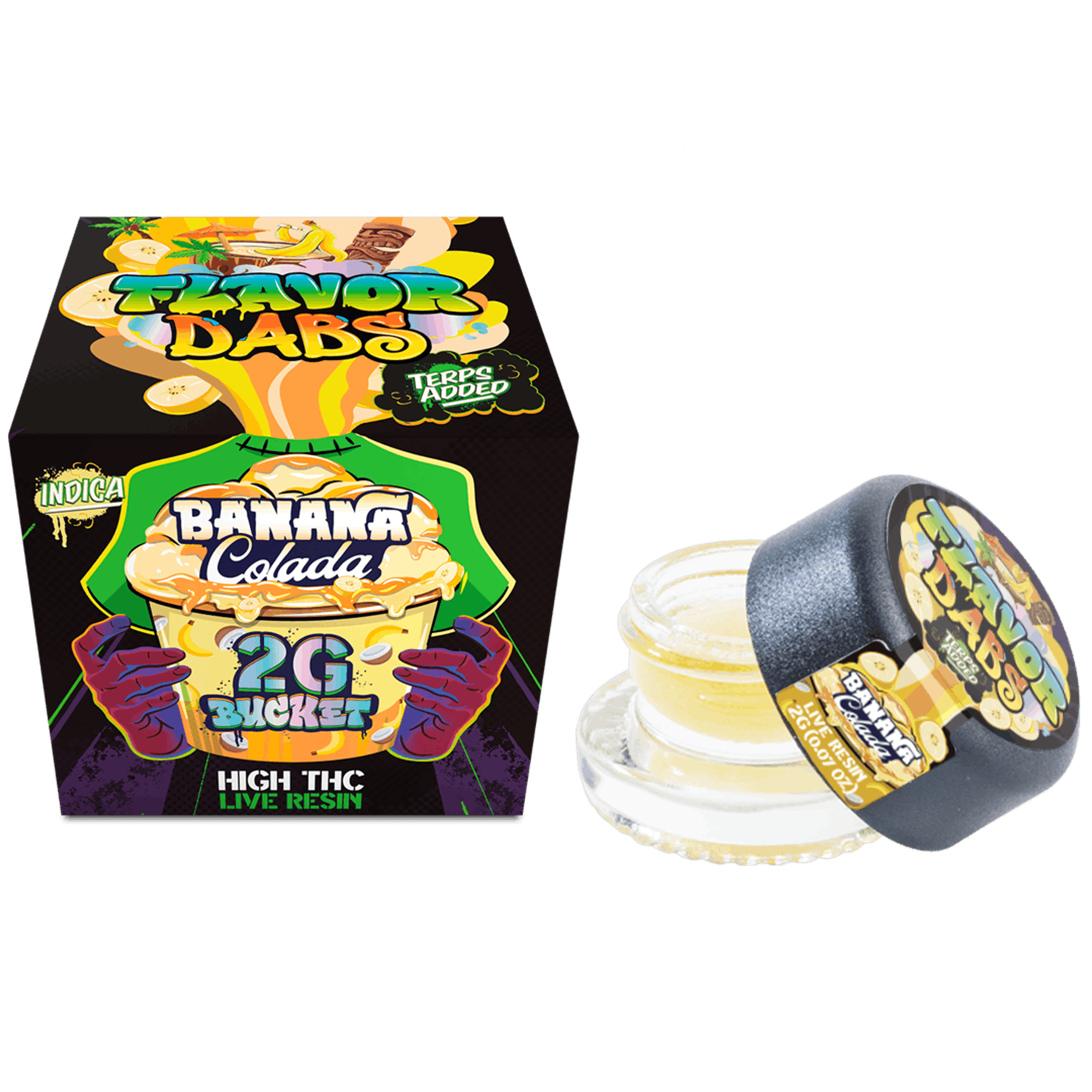 BANANA COLADA 2G - LOUD+CLEAR - - $37 - Concentrates