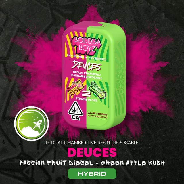 Bodega Boyz: Passion Fruit Diesel X Green Apple Kush Dual Chamber