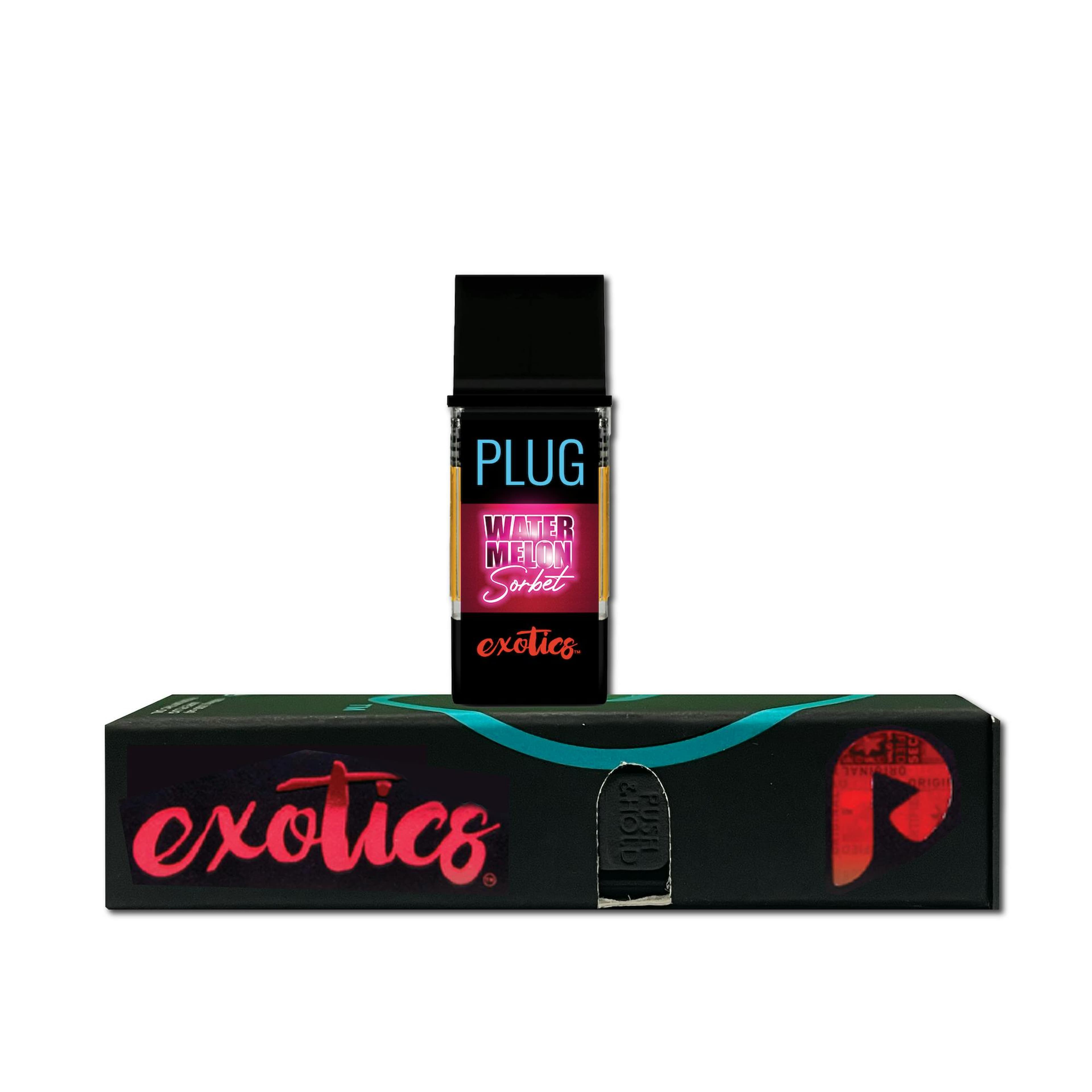 Exotics | Watermelon Sorbet Pod - 1g - PLUGplay - - $34 - Cartridges / Pods