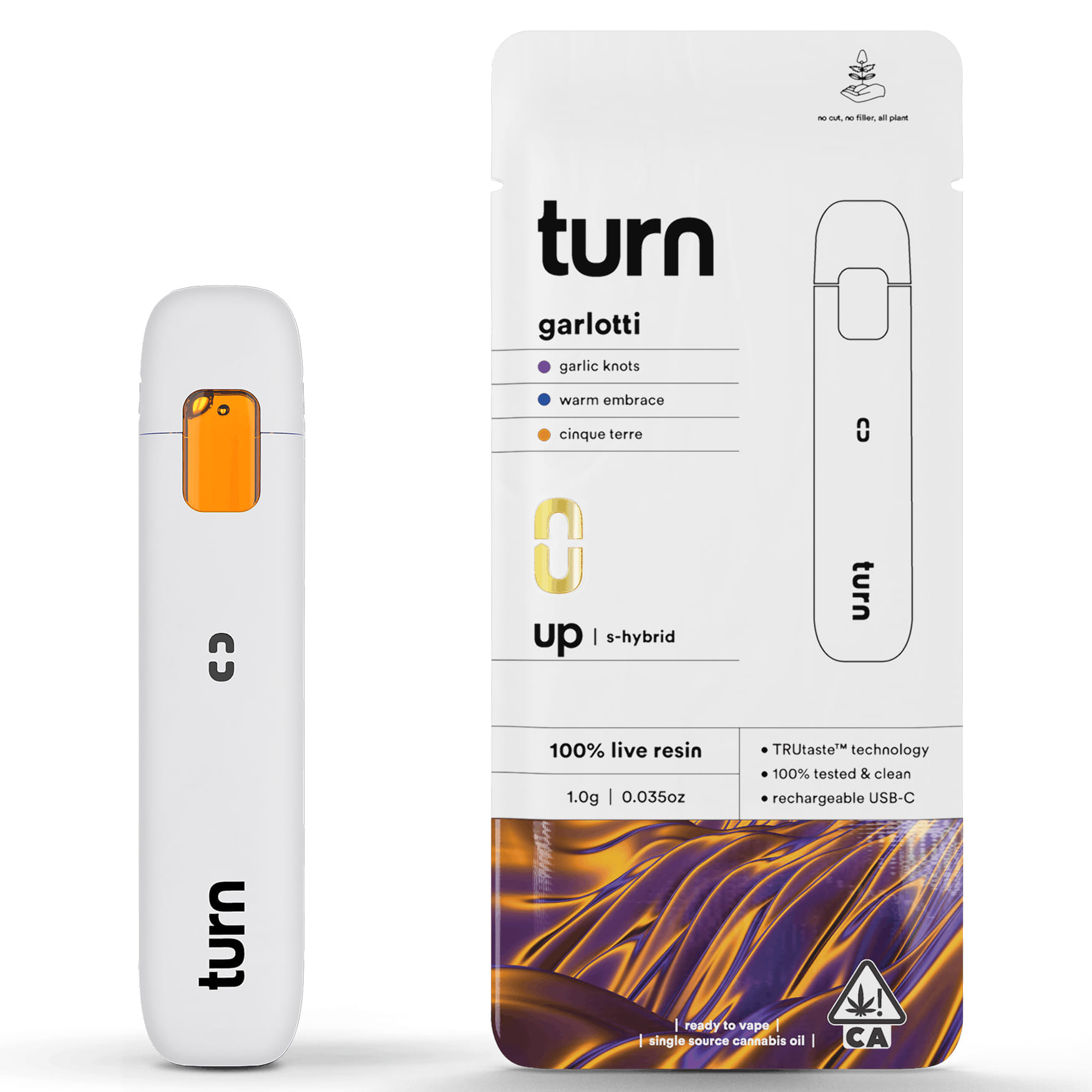 Garlotti (S) Live Resin AIO - 1g - Turn - Garlotti (S) - $38.60 - Cartridges