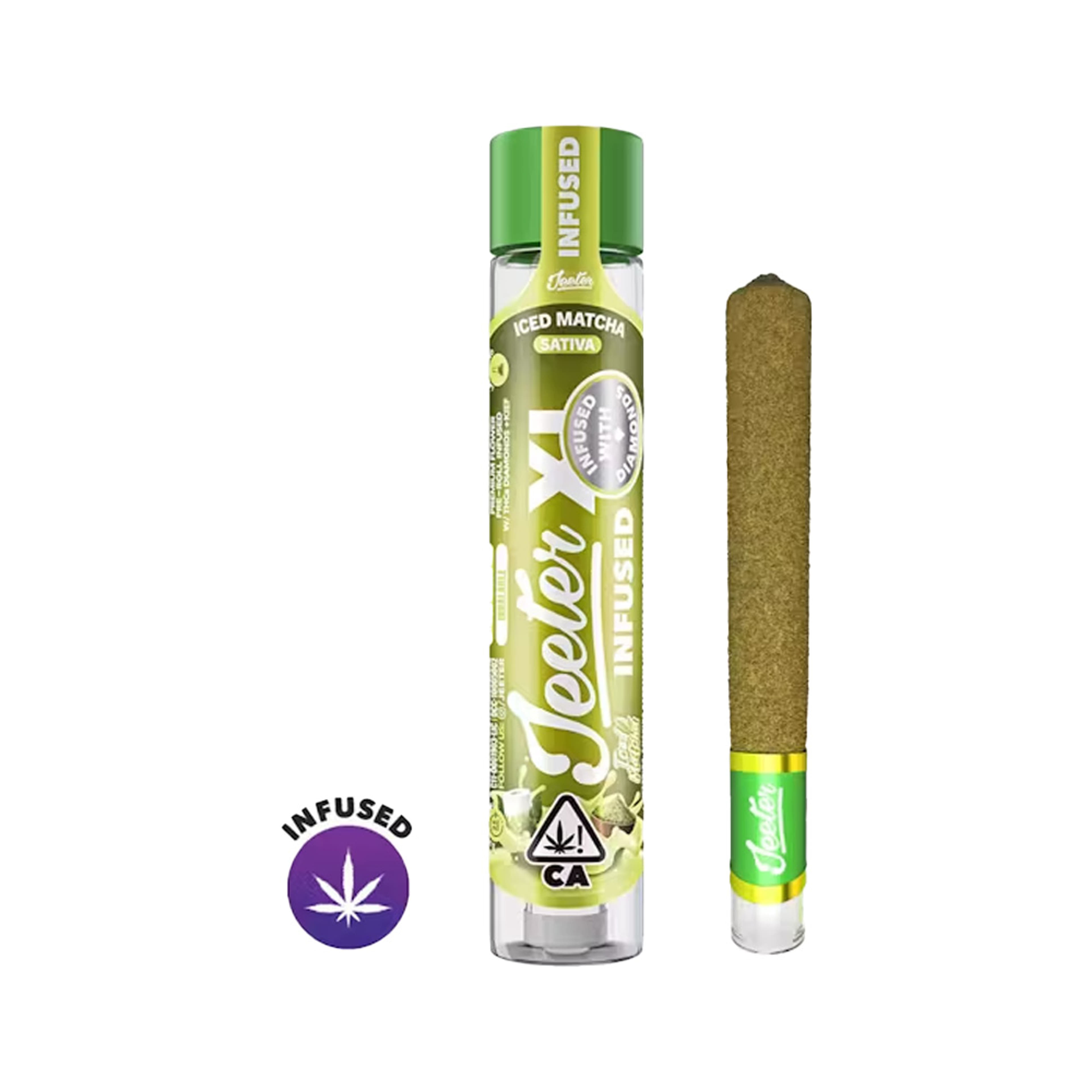 Iced Matcha Quad Infused XL Pre-Roll (2G) - Jeeter - (2G) - $30 - Preroll