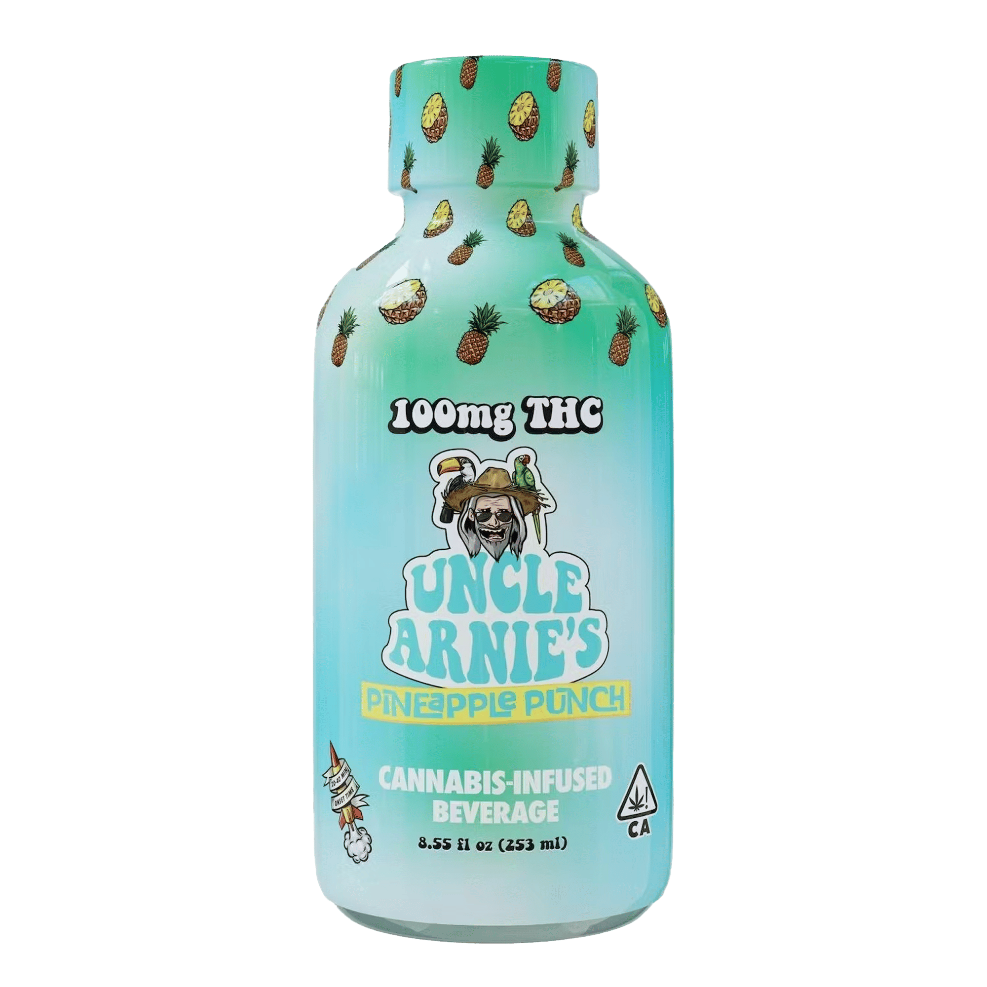 Pineapple Paradise - Beverage - Uncle Arnies - 8oz (100mg) - $9.99 - Edibles