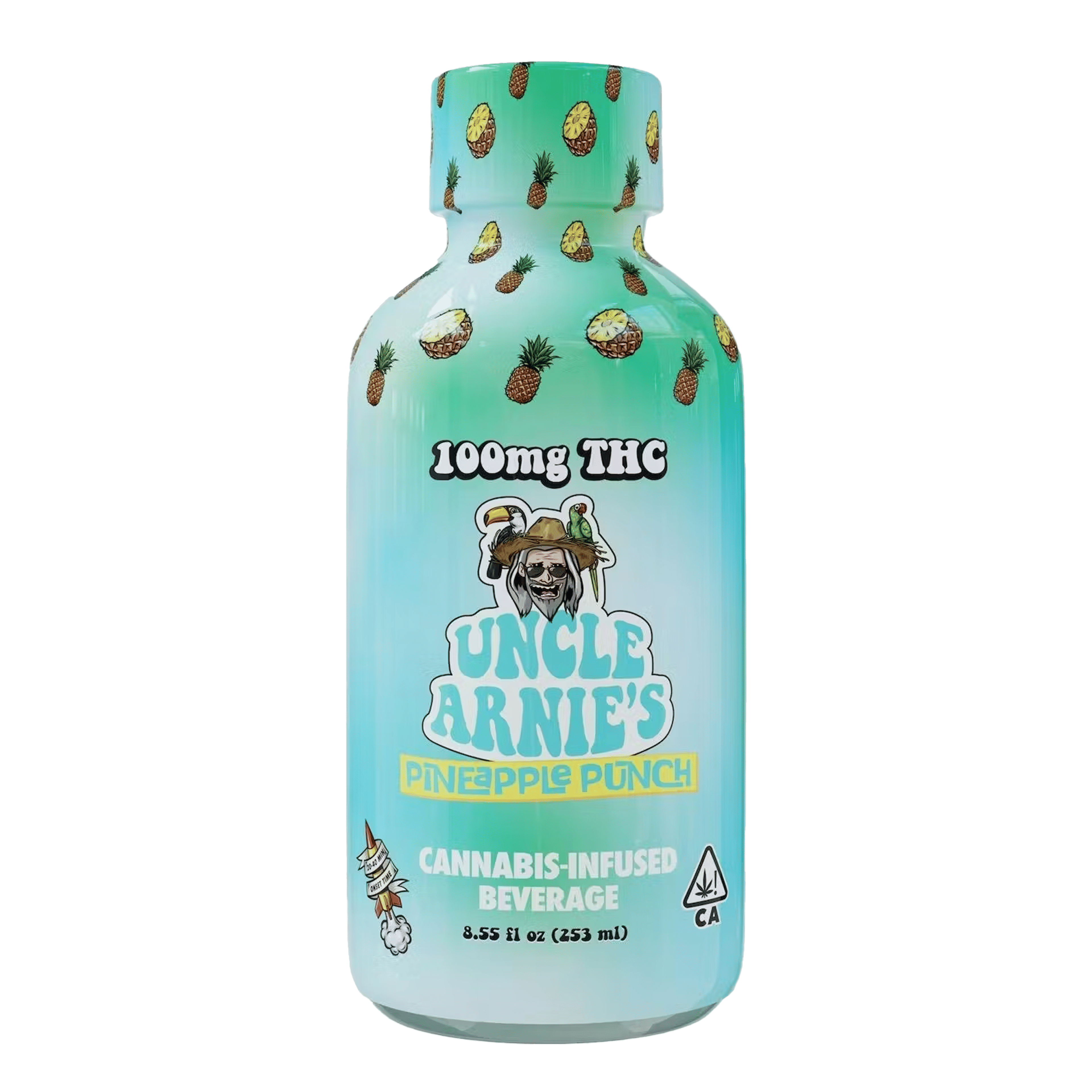 Pineapple Paradise - Beverage - Uncle Arnies - 8oz (100mg) - $9.99 - Edibles