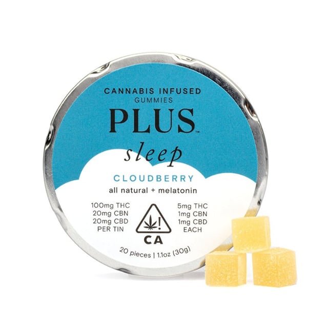 Plus Gummies - Cloudberry (Sleep) (100mg THC/20mg CBD/20mg CBN)
