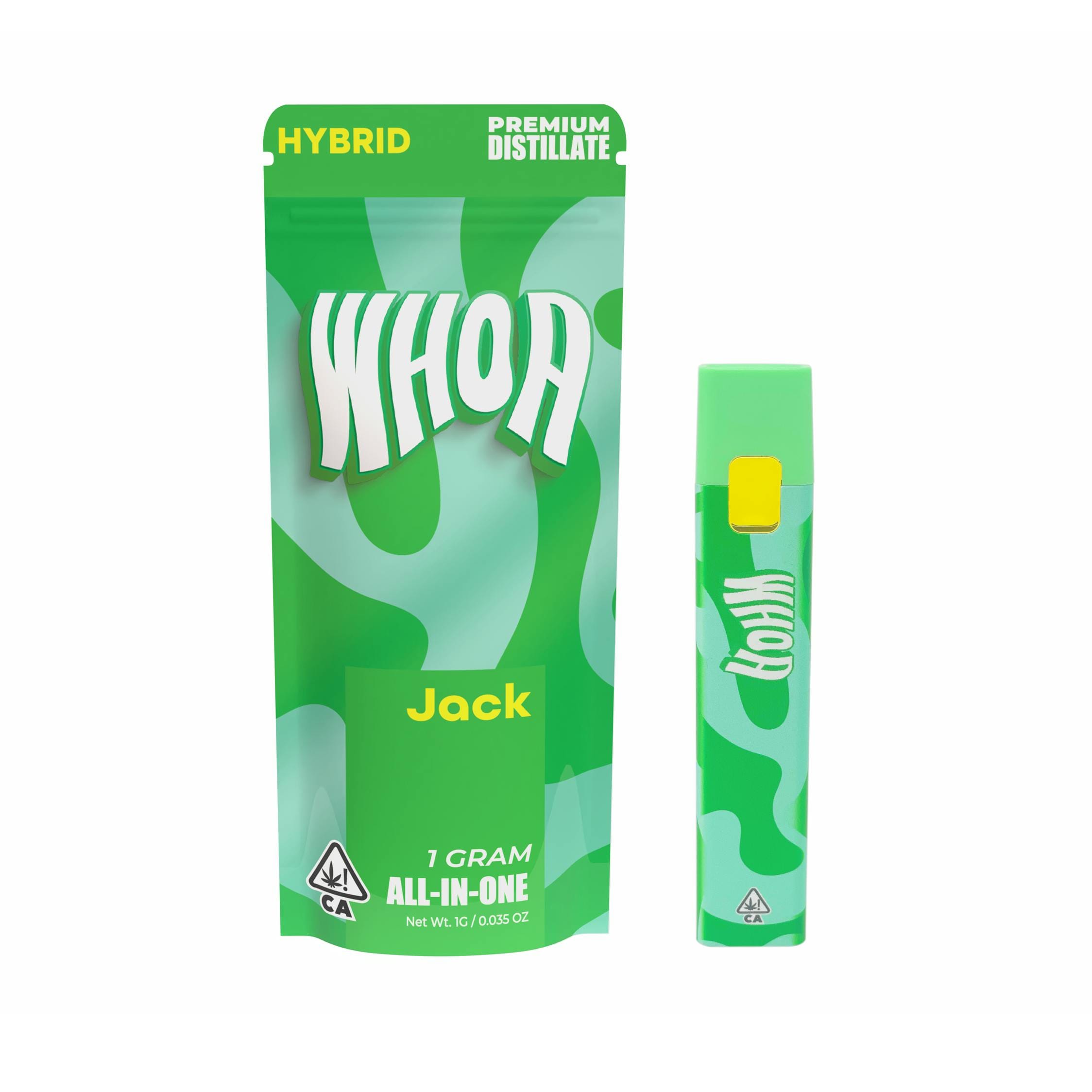 Jack AIO Vape 1G WHOA - WHOA -  - $14.40 - Vapes
